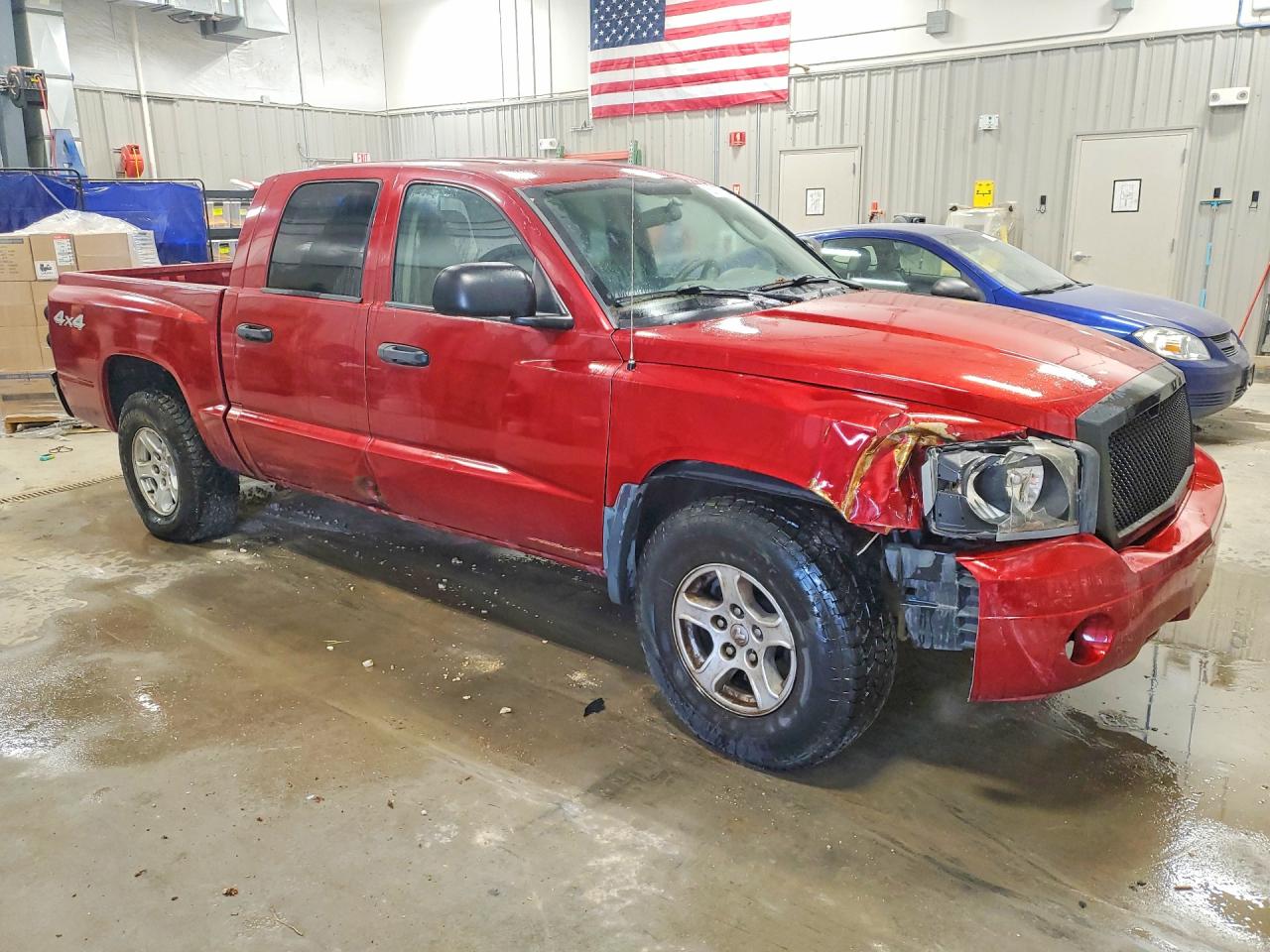 2006 Dodge Dakota Quad Slt Red vin: 1D7HW48N06S708017