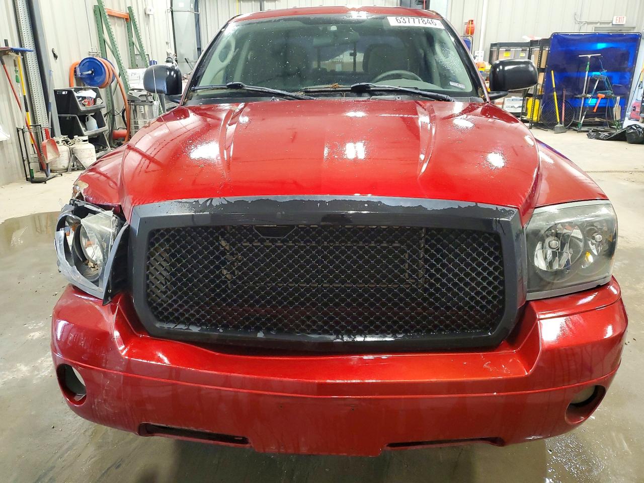 2006 Dodge Dakota Quad Slt Red vin: 1D7HW48N06S708017