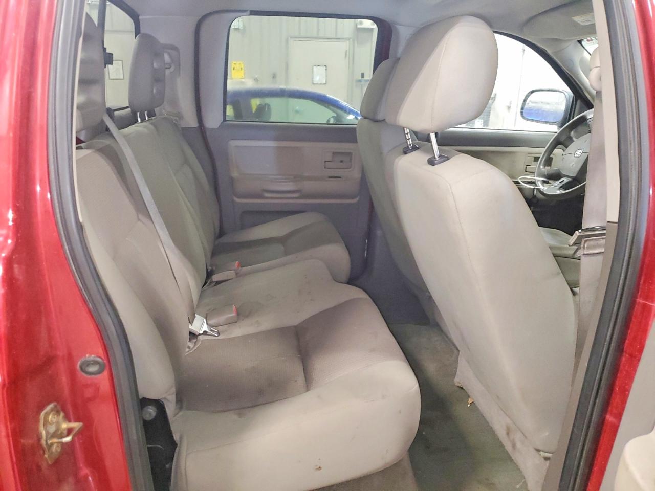2006 Dodge Dakota Quad Slt Red vin: 1D7HW48N06S708017