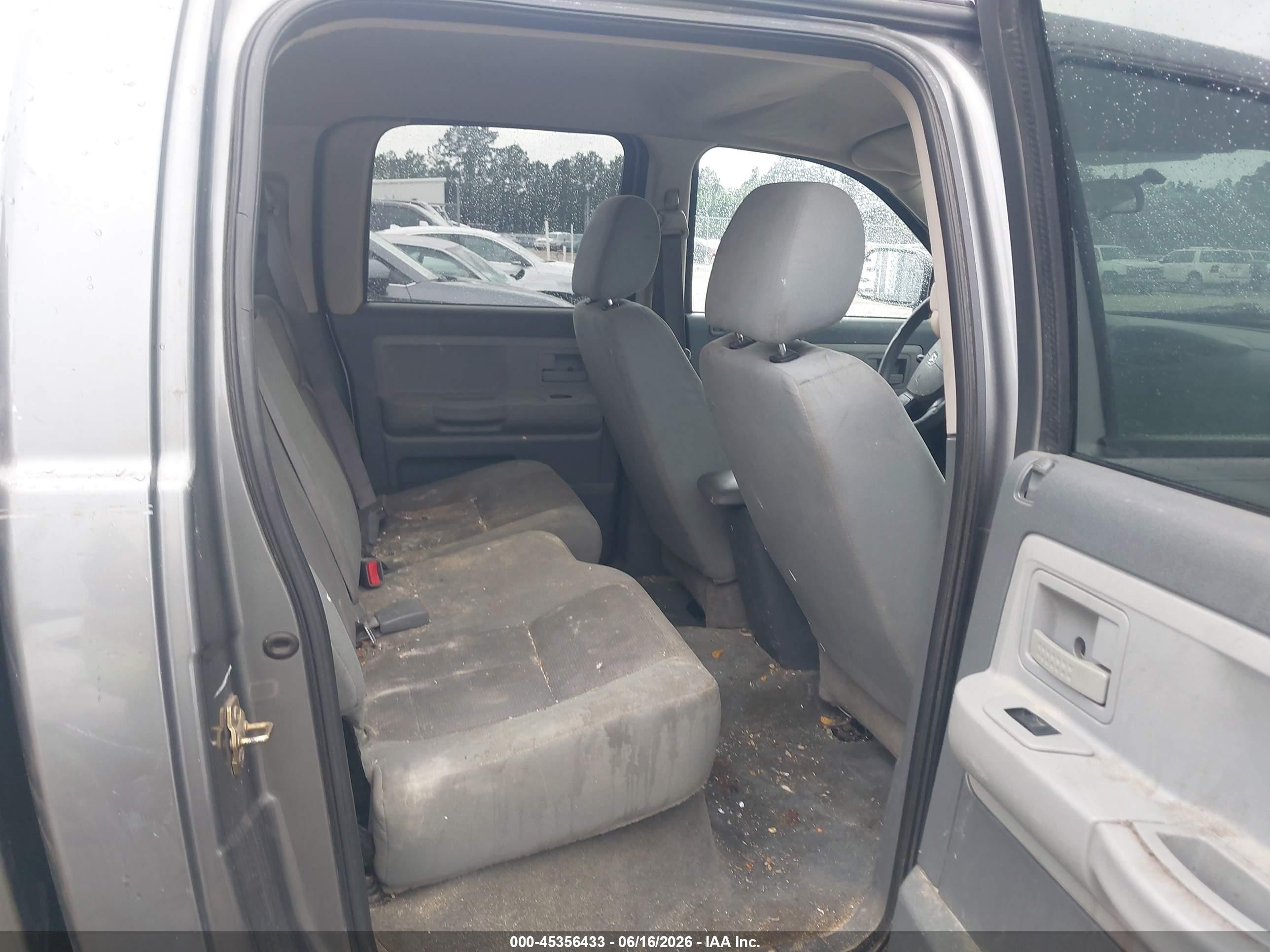 2005 Dodge Dakota Slt Gray vin: 1D7HW48N15S209760