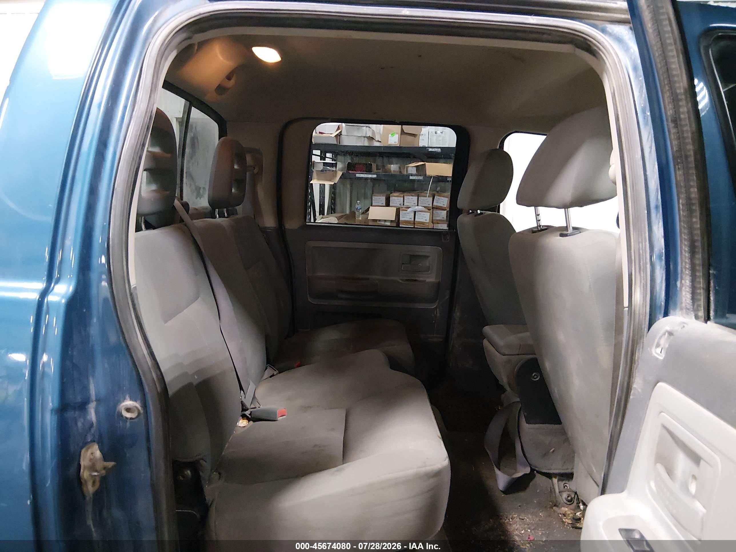 2005 Dodge Dakota Slt Синий vin: 1D7HW48N15S277797