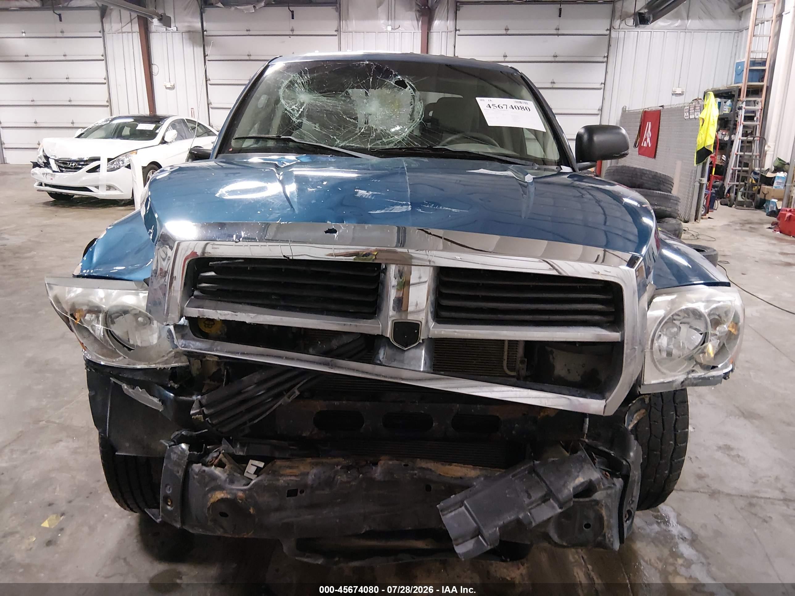 2005 Dodge Dakota Slt Синий vin: 1D7HW48N15S277797
