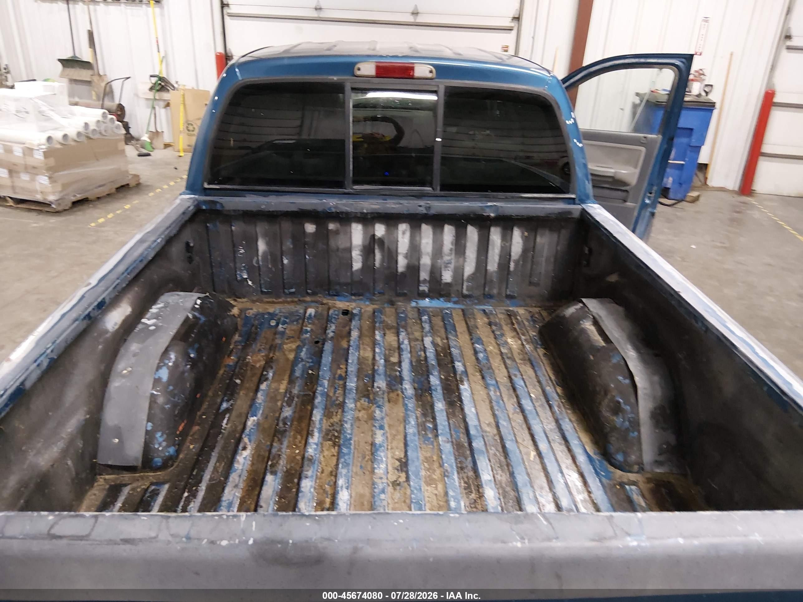 2005 Dodge Dakota Slt Синий vin: 1D7HW48N15S277797