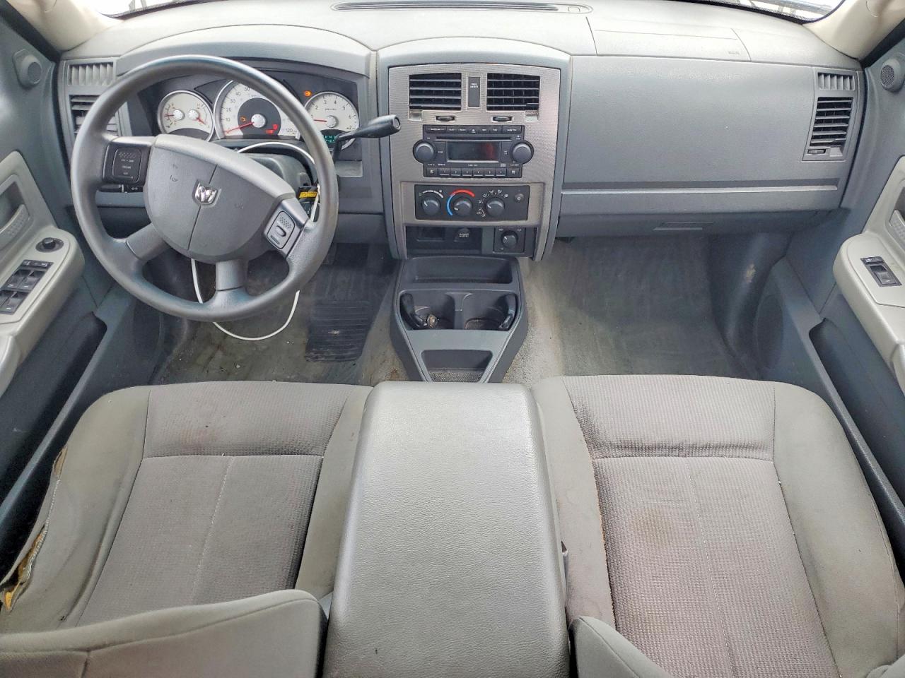 2006 Dodge Dakota Quad Slt Silver vin: 1D7HW48N16S710908