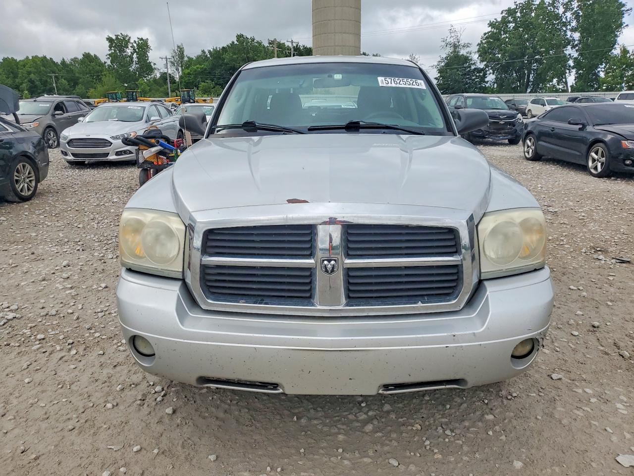 2006 Dodge Dakota Quad Slt Silver vin: 1D7HW48N16S710908