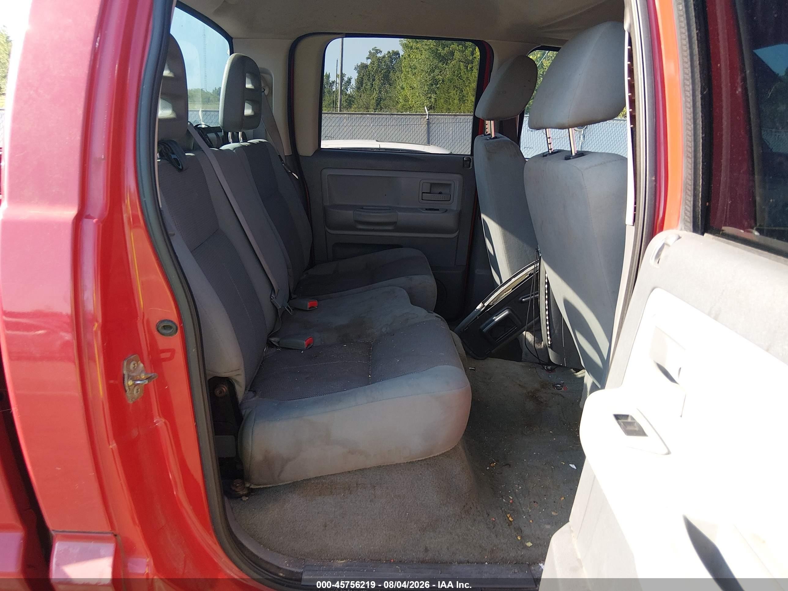 2005 Dodge Dakota Slt Red vin: 1D7HW48N25S236191