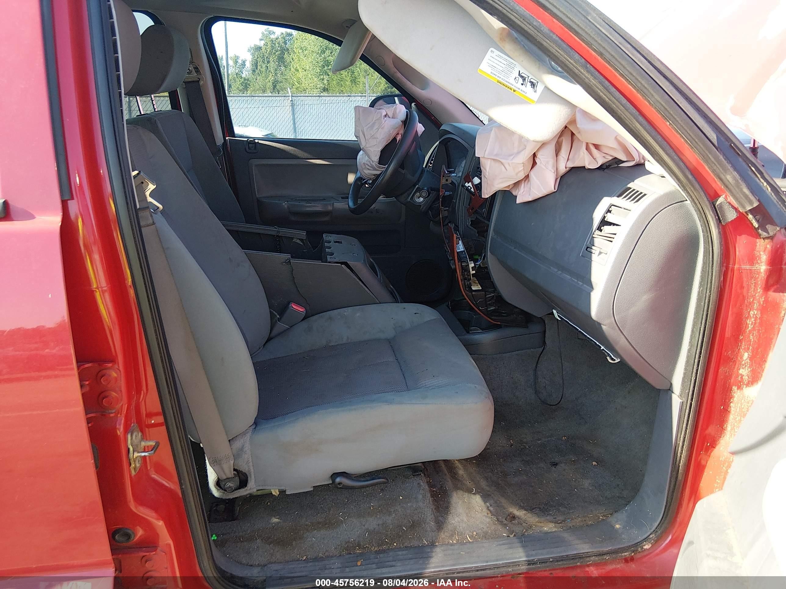 2005 Dodge Dakota Slt Red vin: 1D7HW48N25S236191
