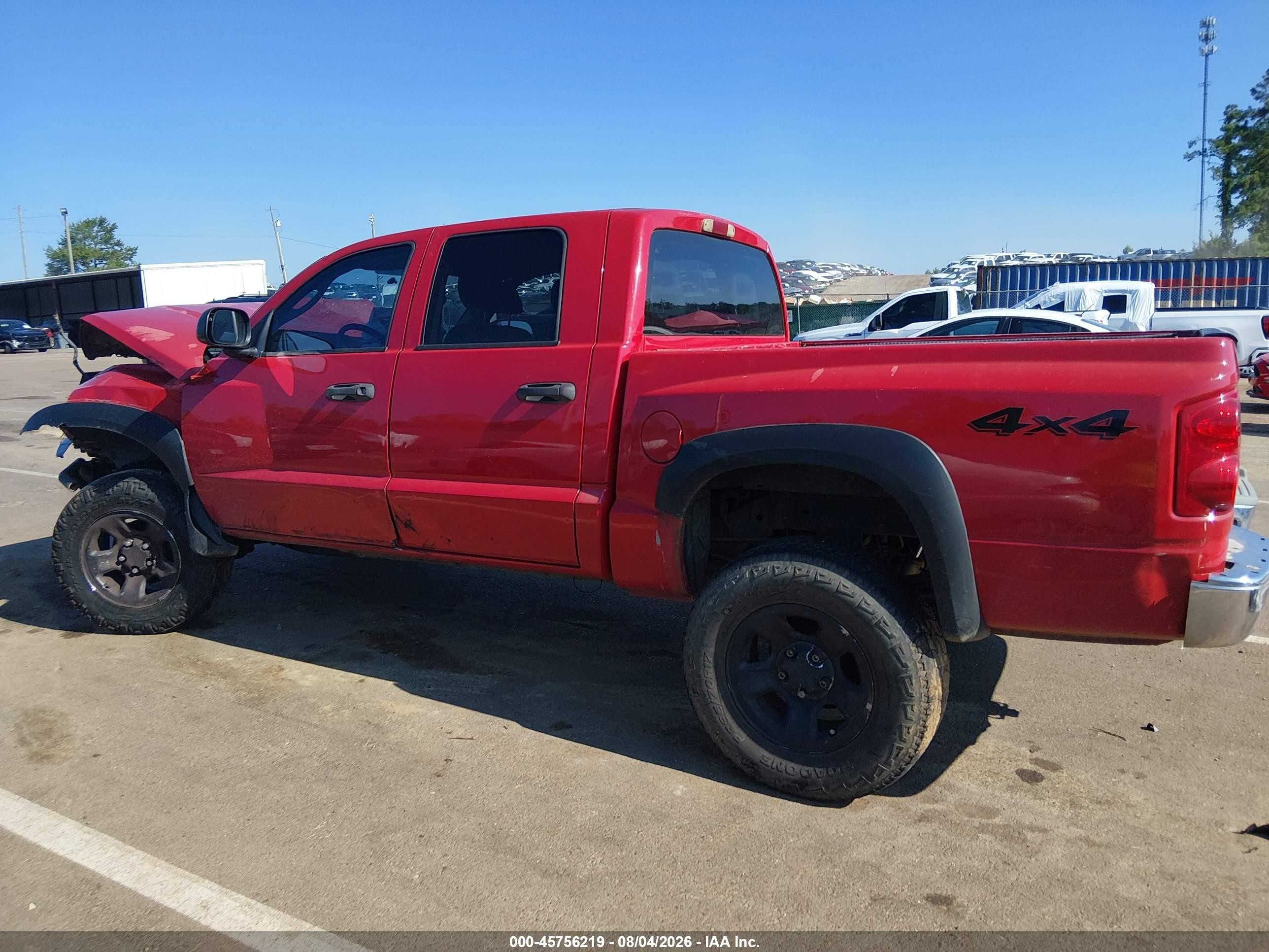 2005 Dodge Dakota Slt Red vin: 1D7HW48N25S236191