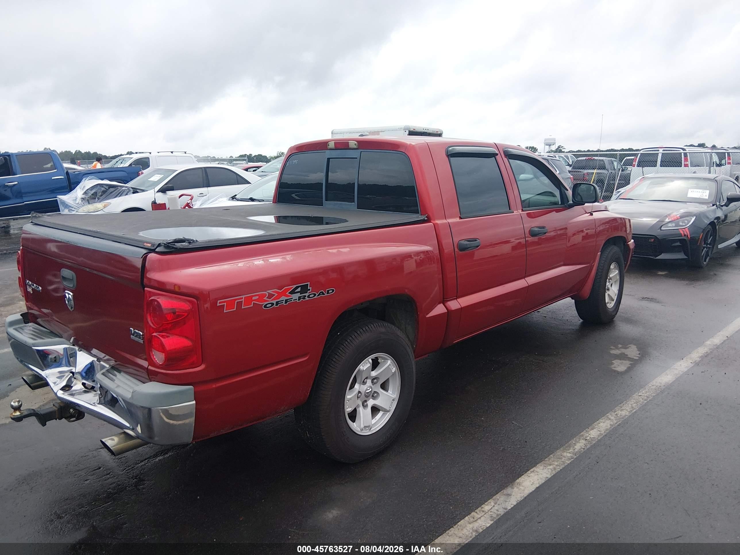 2006 Dodge Dakota Slt Red vin: 1D7HW48N26S599544