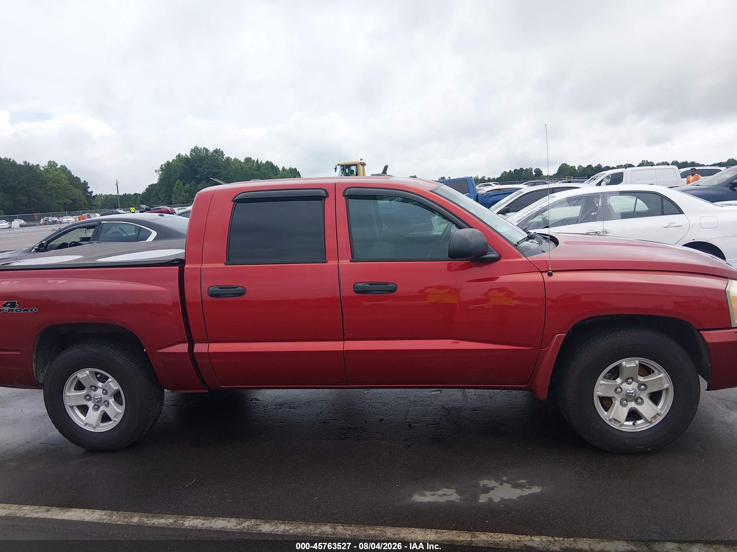 2006 Dodge Dakota Slt Red vin: 1D7HW48N26S599544