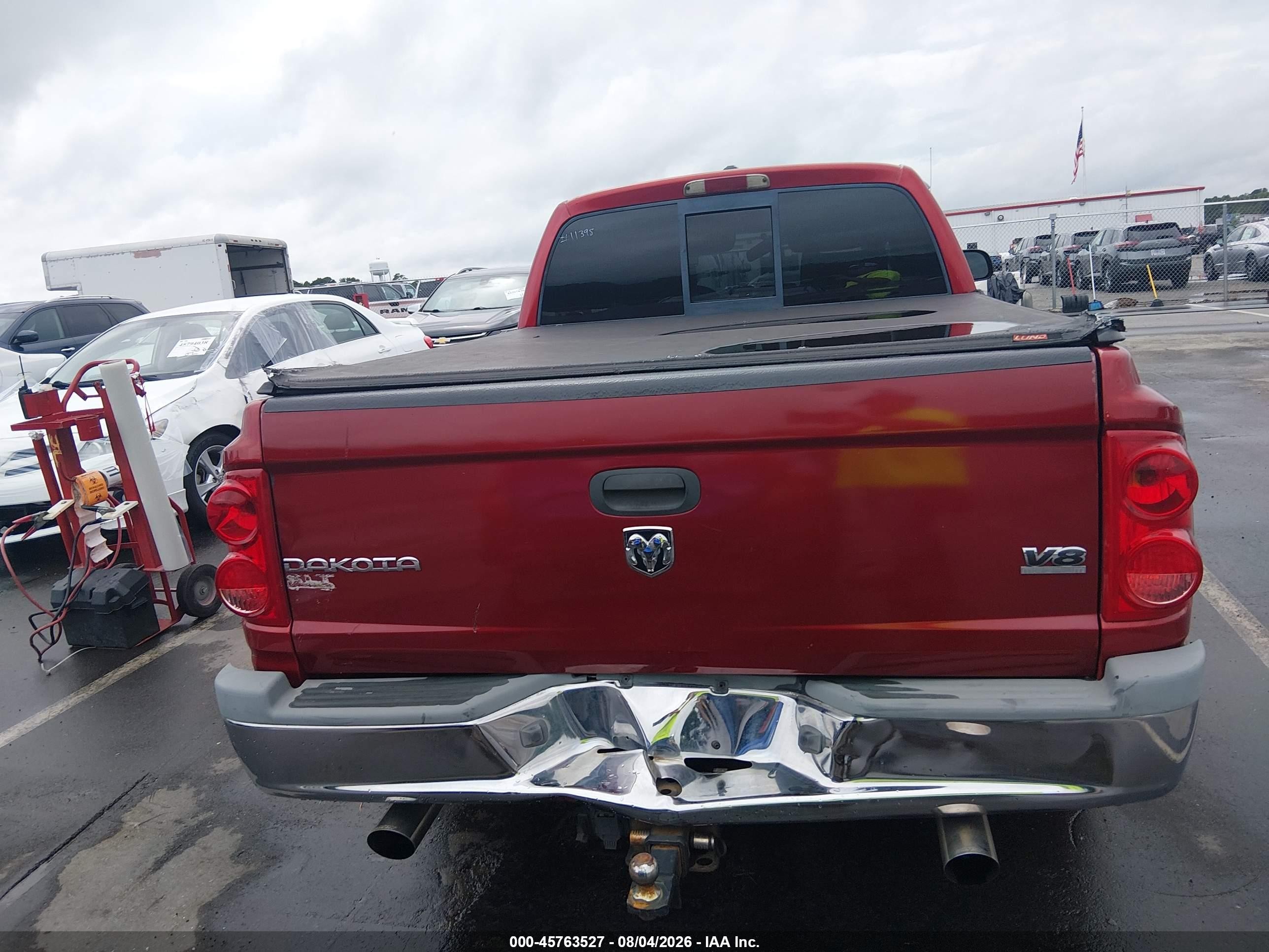 2006 Dodge Dakota Slt Red vin: 1D7HW48N26S599544