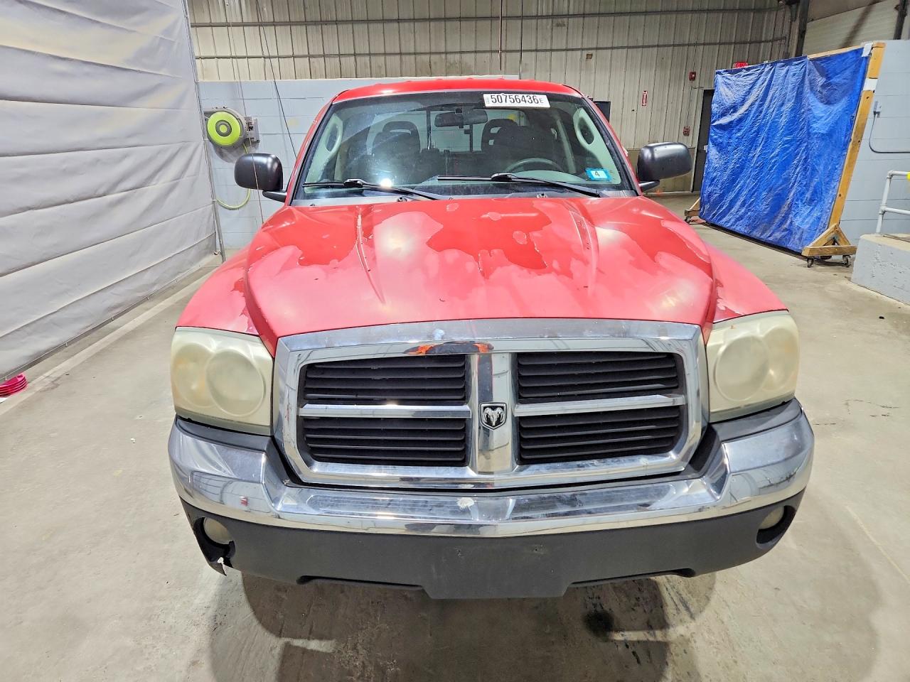 2005 Dodge Dakota Quad Slt Red vin: 1D7HW48N35S245434