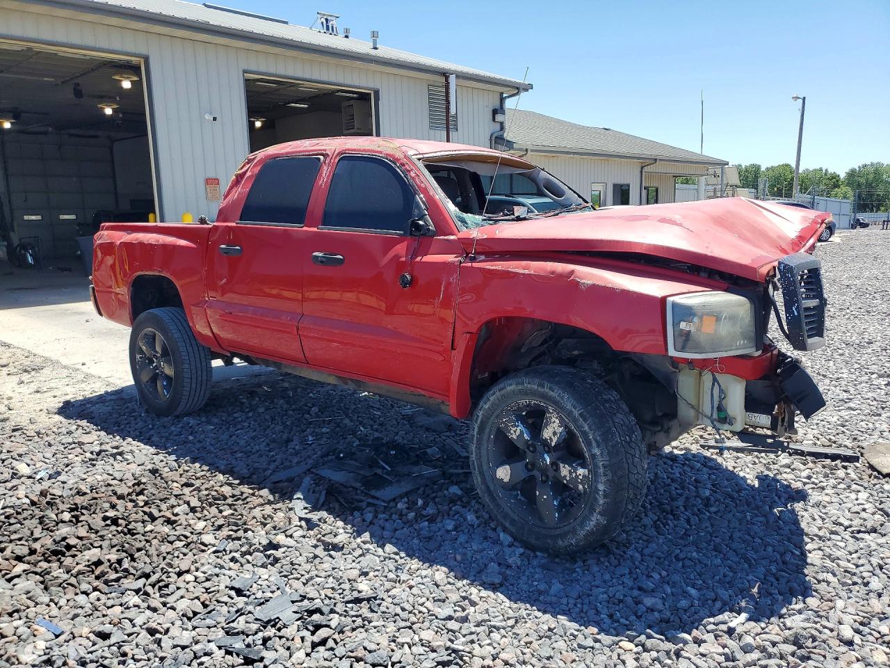 2005 Dodge Dakota Quad Slt Red vin: 1D7HW48N35S269247