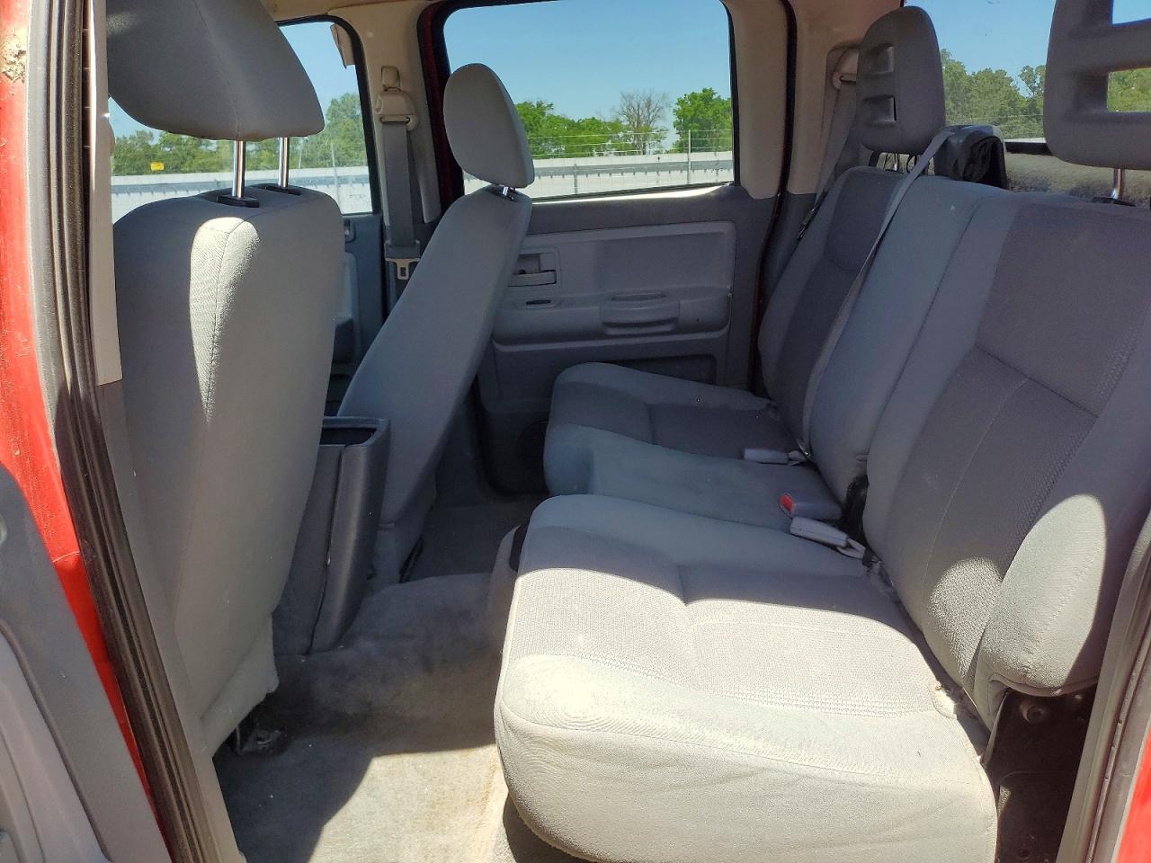 2005 Dodge Dakota Quad Slt Red vin: 1D7HW48N35S269247