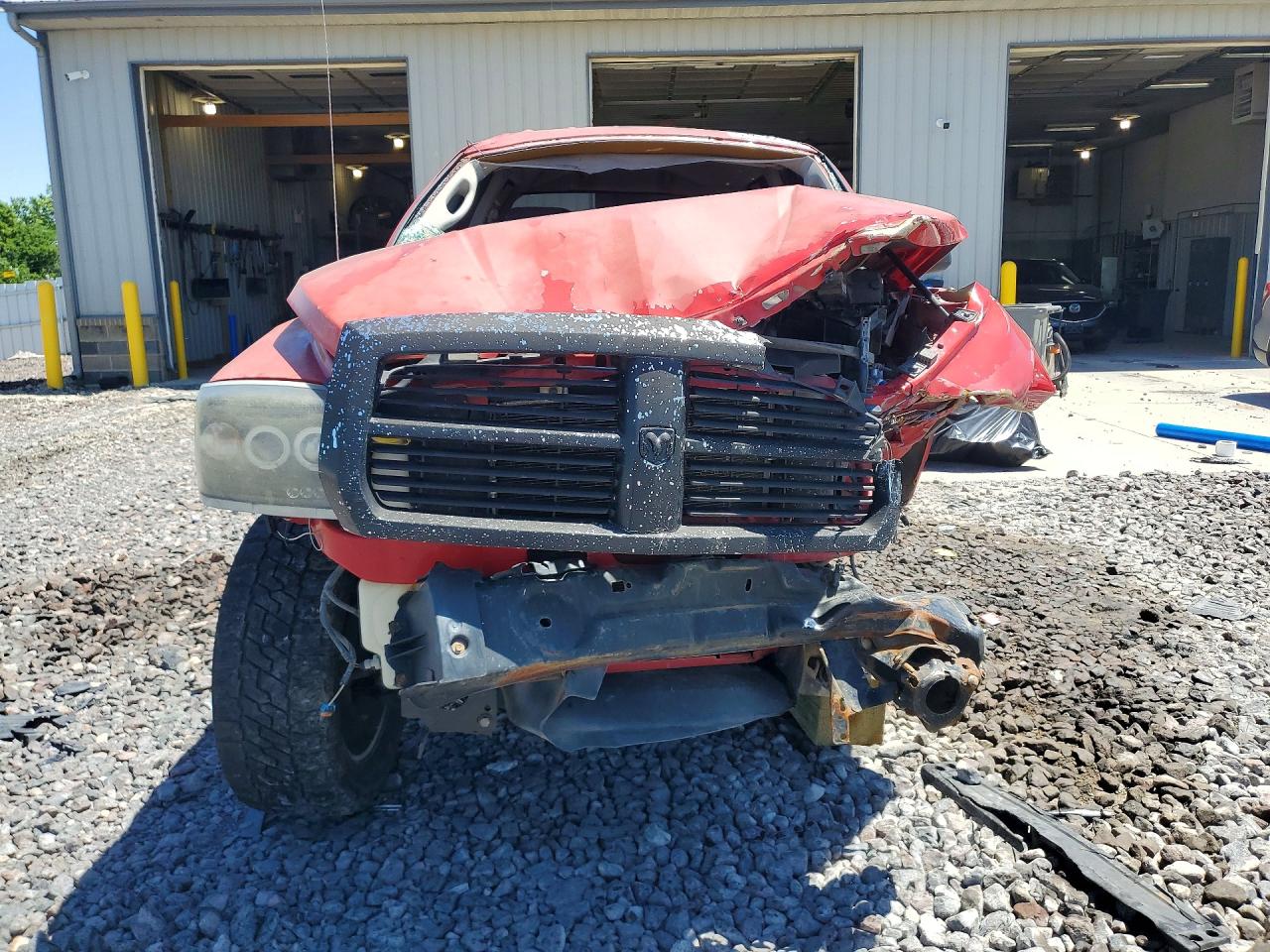 2005 Dodge Dakota Quad Slt Red vin: 1D7HW48N35S269247