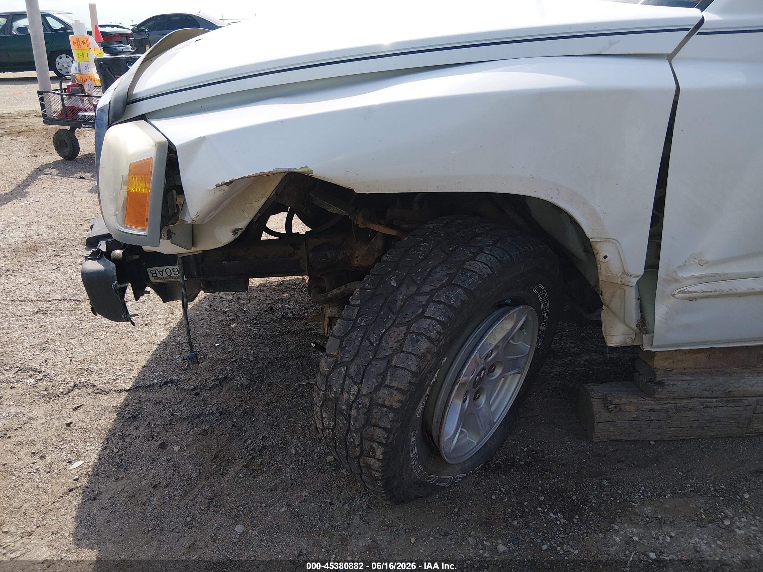 2005 Dodge Dakota Slt White vin: 1D7HW48N35S298019