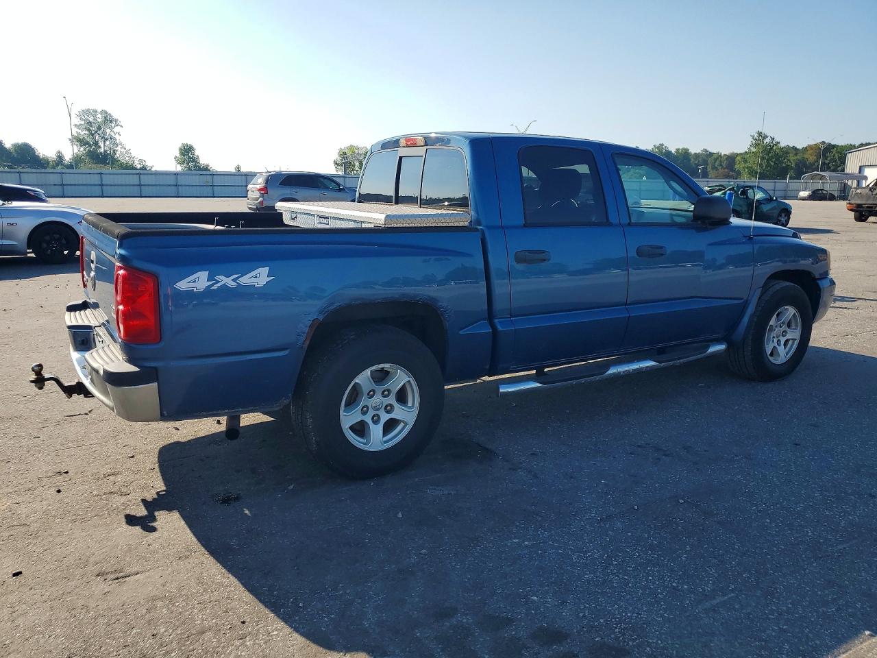 2006 Dodge Dakota Quad Slt Blue vin: 1D7HW48N36S517126