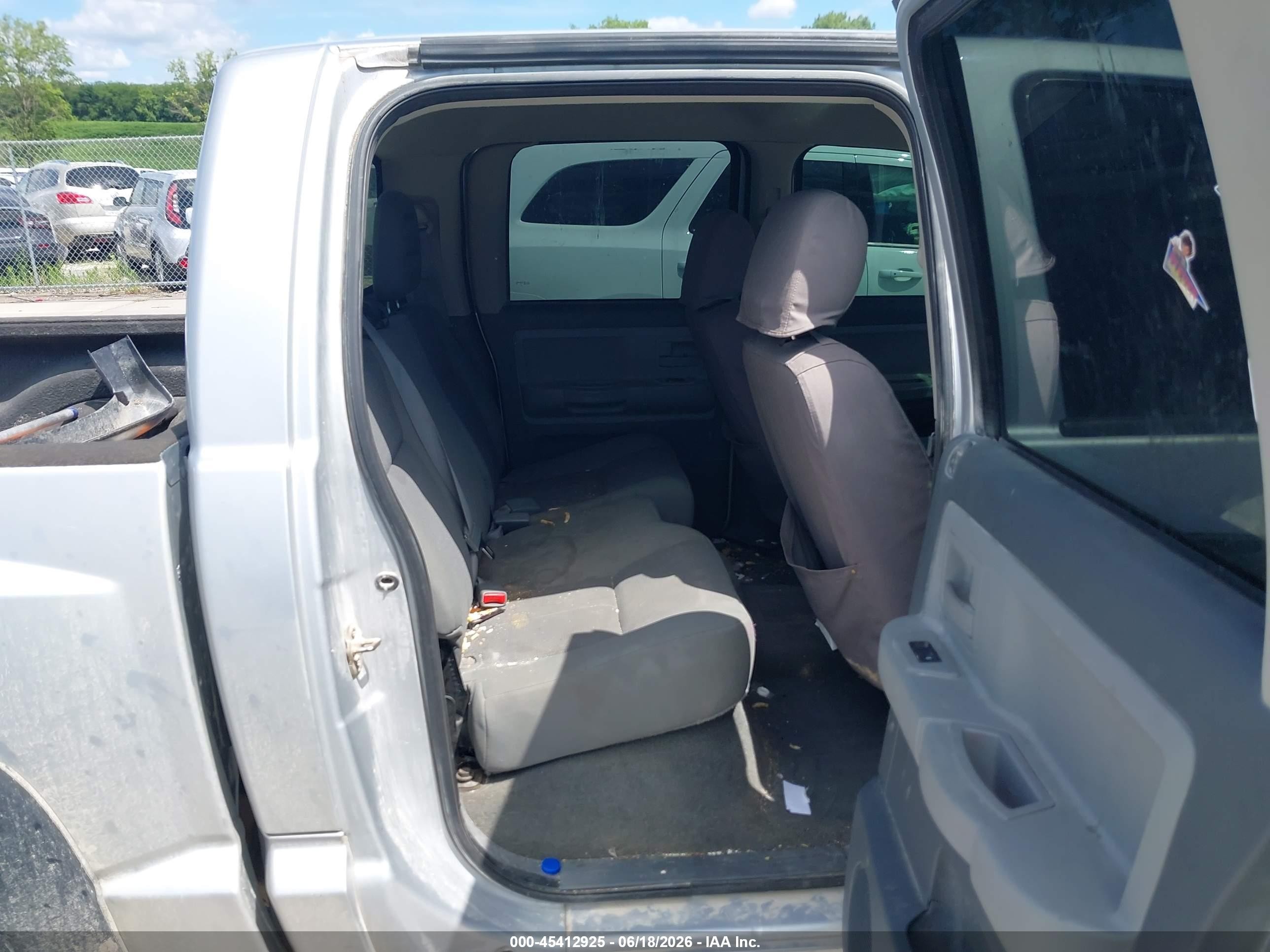 2006 Dodge Dakota Slt Silver vin: 1D7HW48N36S605965