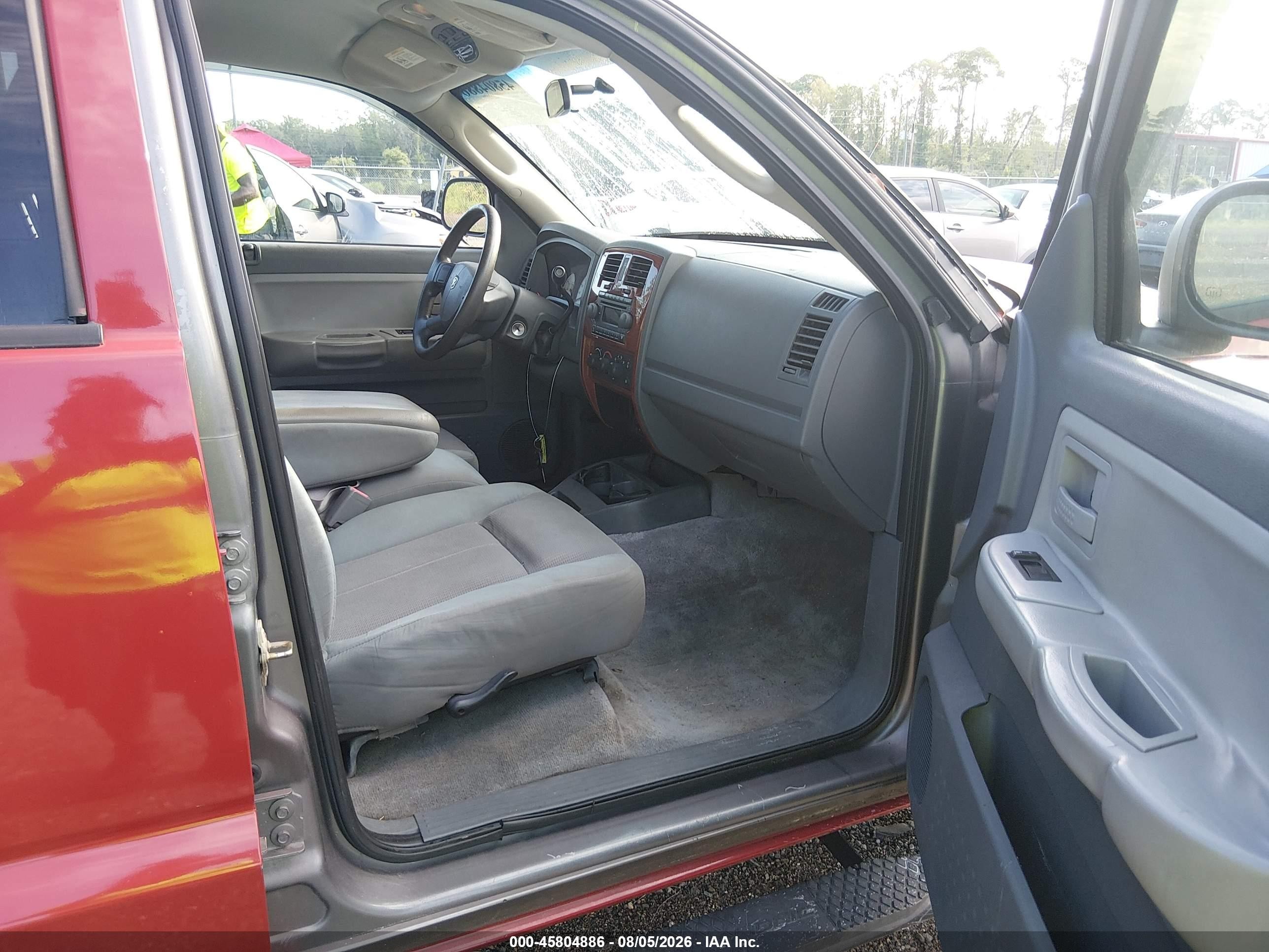 2005 Dodge Dakota Slt Red vin: 1D7HW48N45S195093