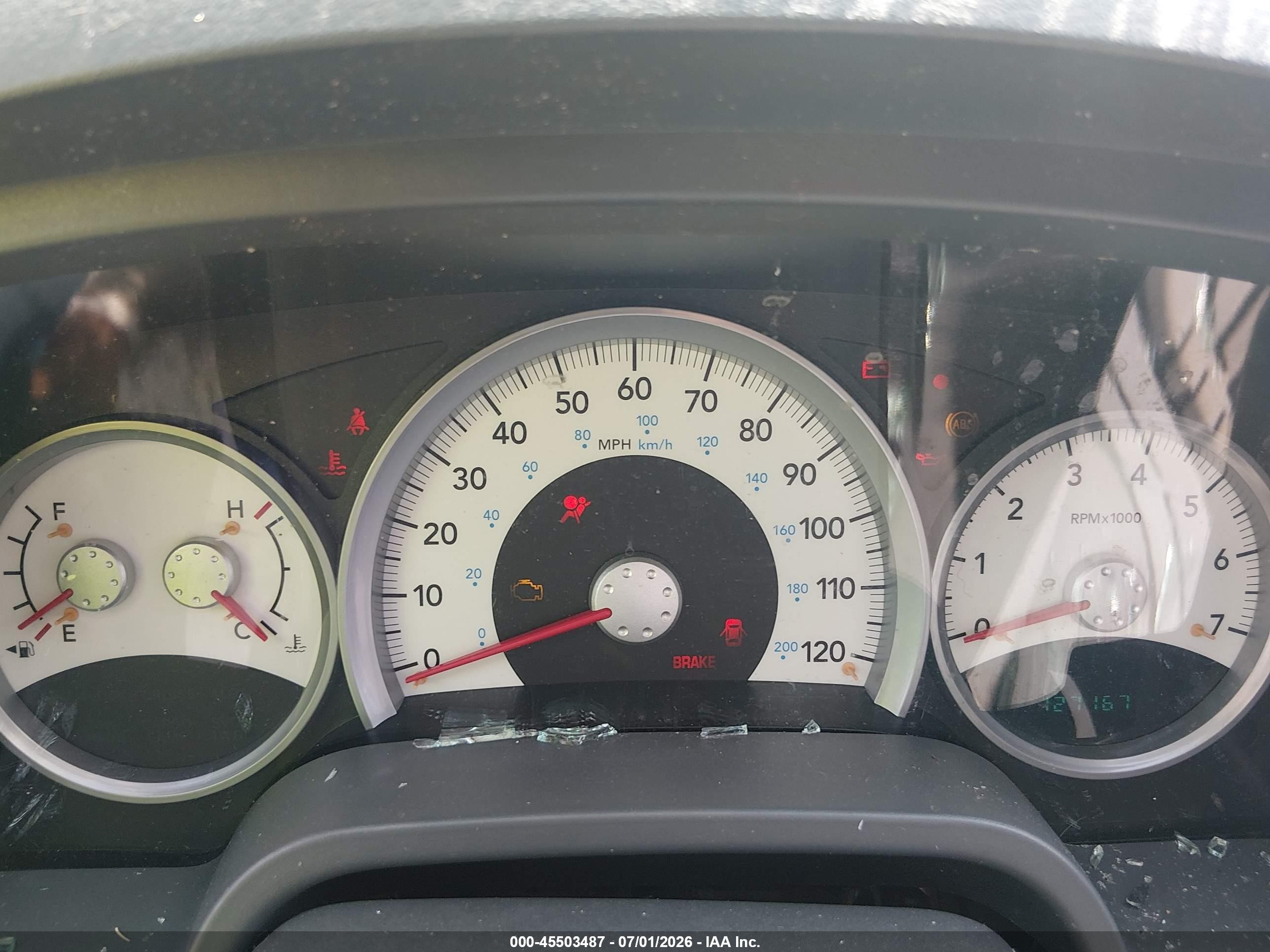 2006 Dodge Dakota Slt Gray vin: 1D7HW48N46S507463