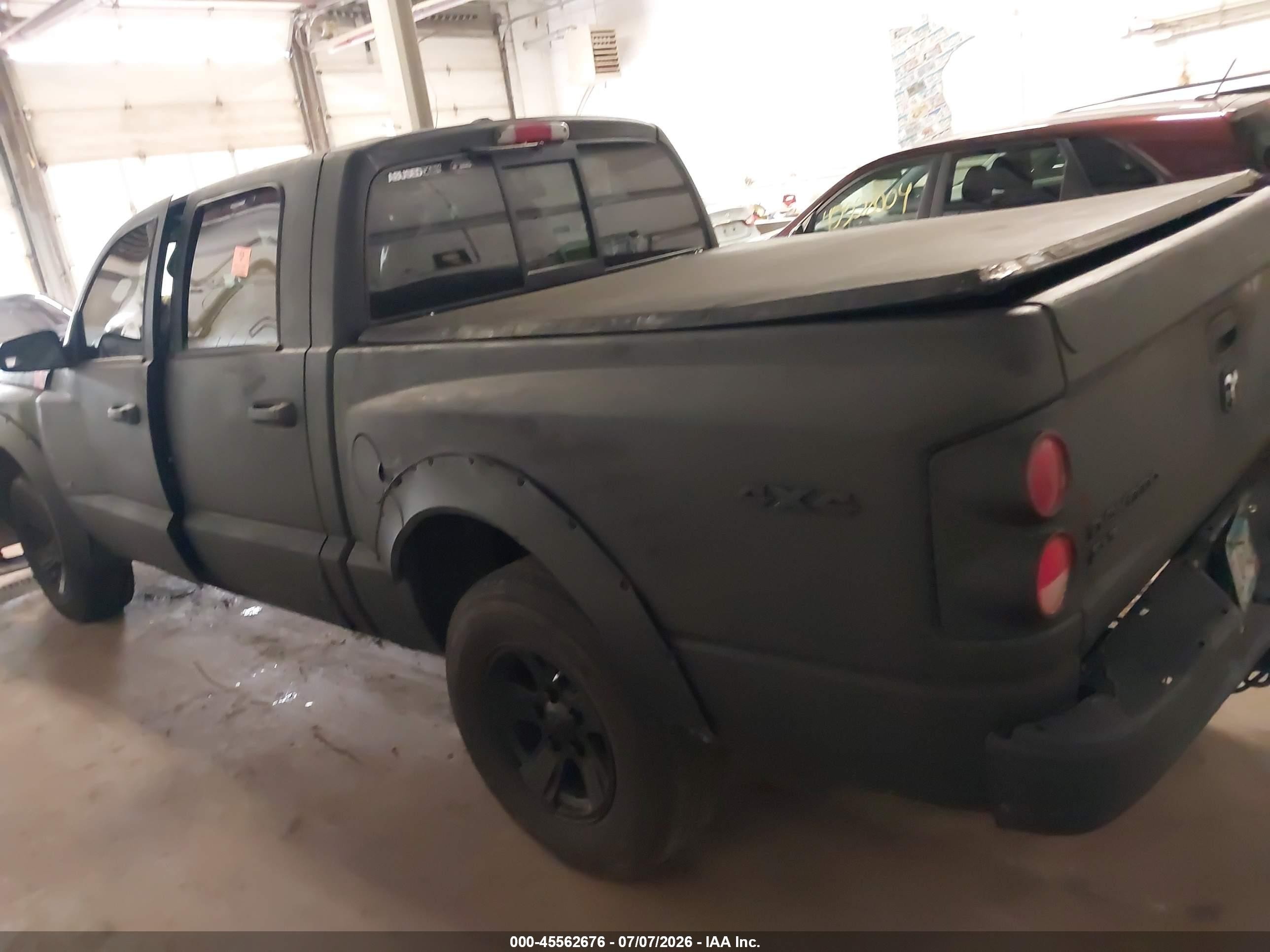 2008 Dodge Dakota Slt Black vin: 1D7HW48N48S567987