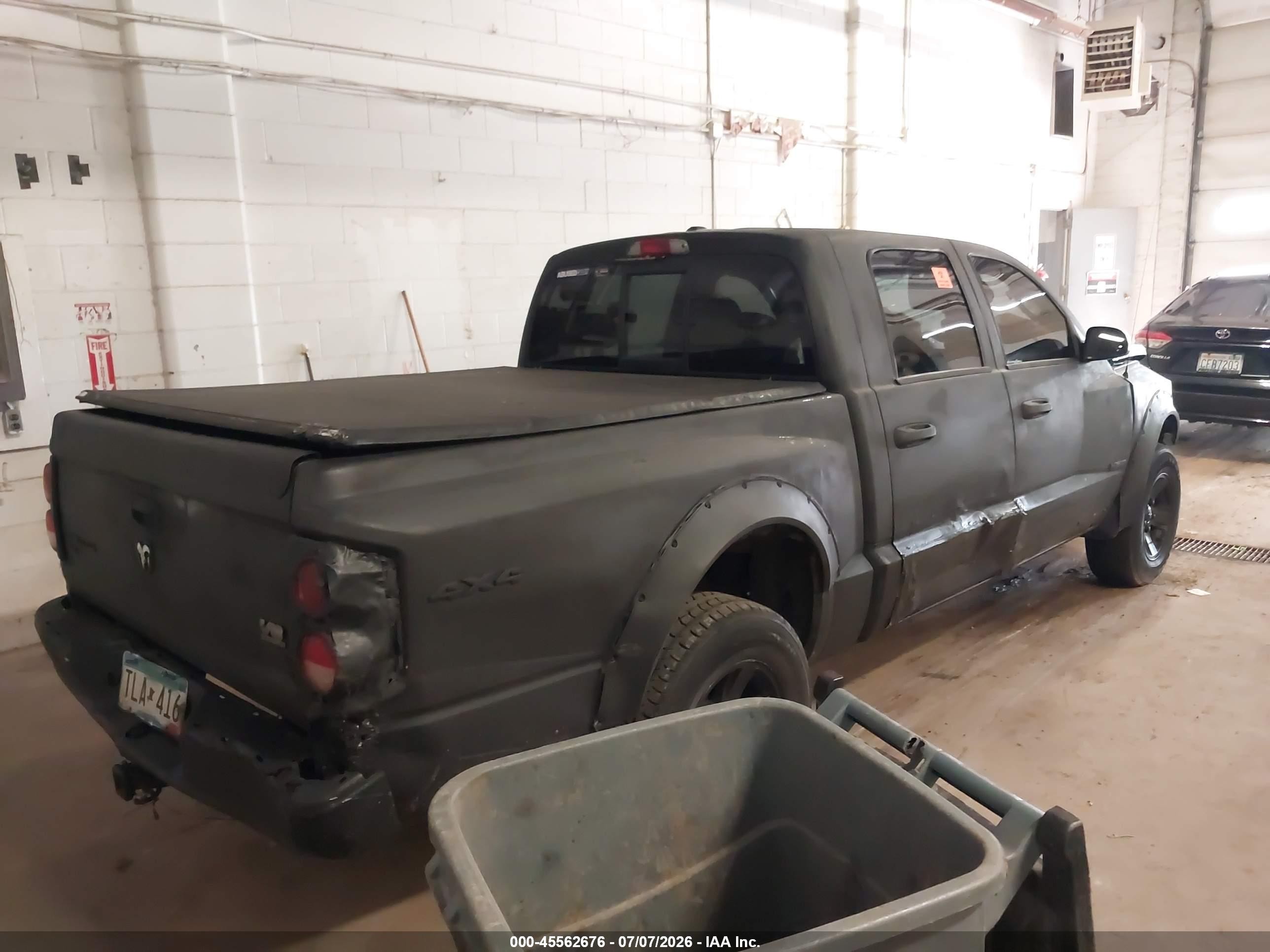 2008 Dodge Dakota Slt Black vin: 1D7HW48N48S567987