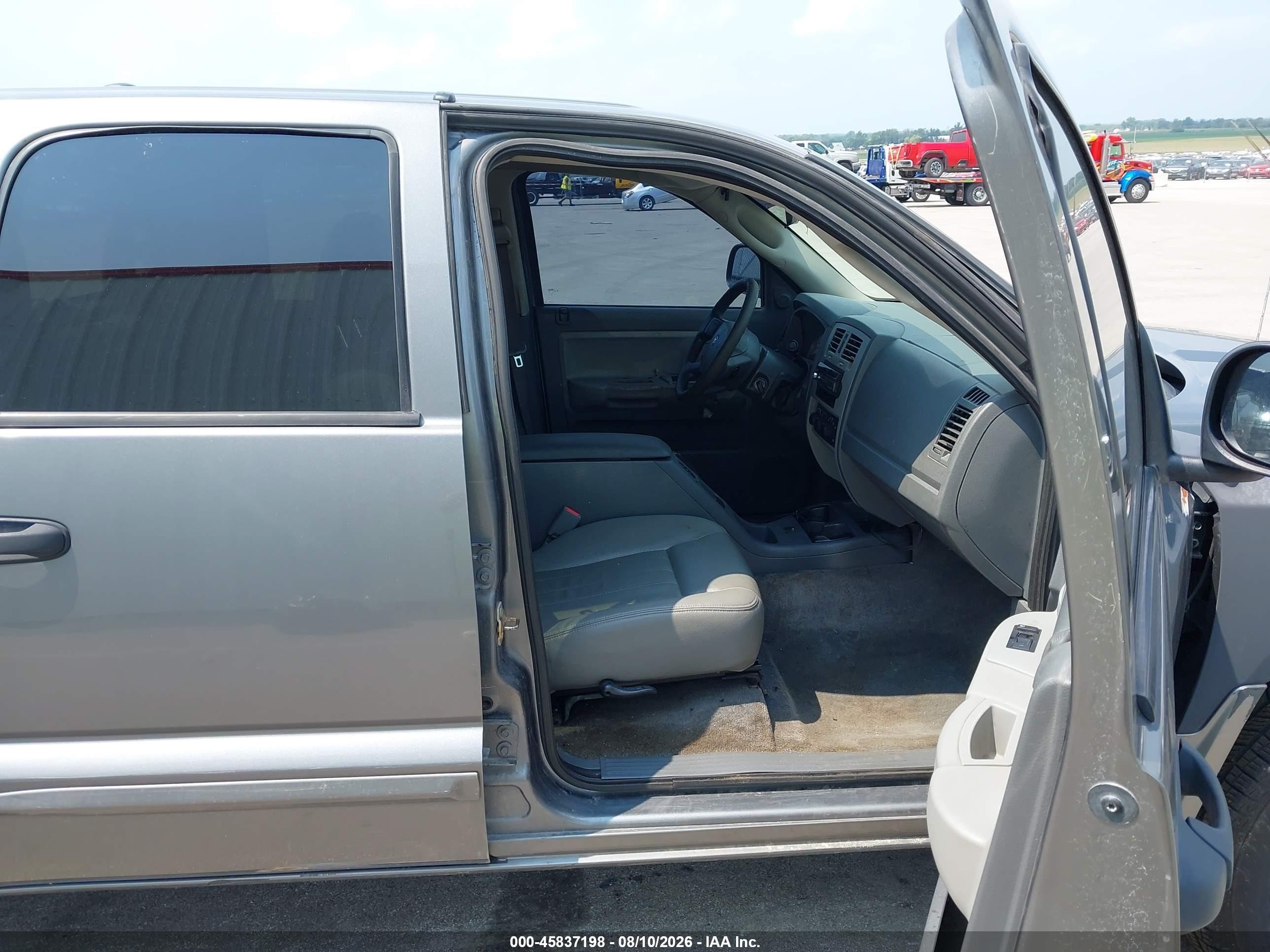 2005 Dodge Dakota Slt Gray vin: 1D7HW48N55S150213