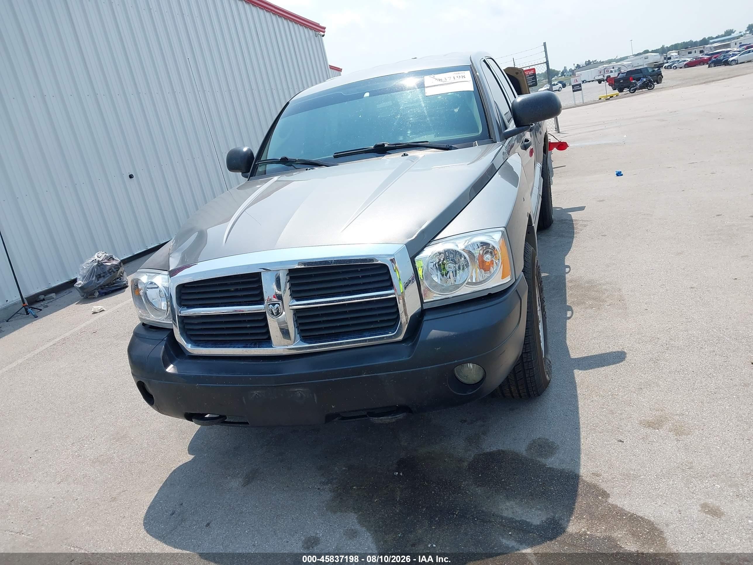 2005 Dodge Dakota Slt Gray vin: 1D7HW48N55S150213