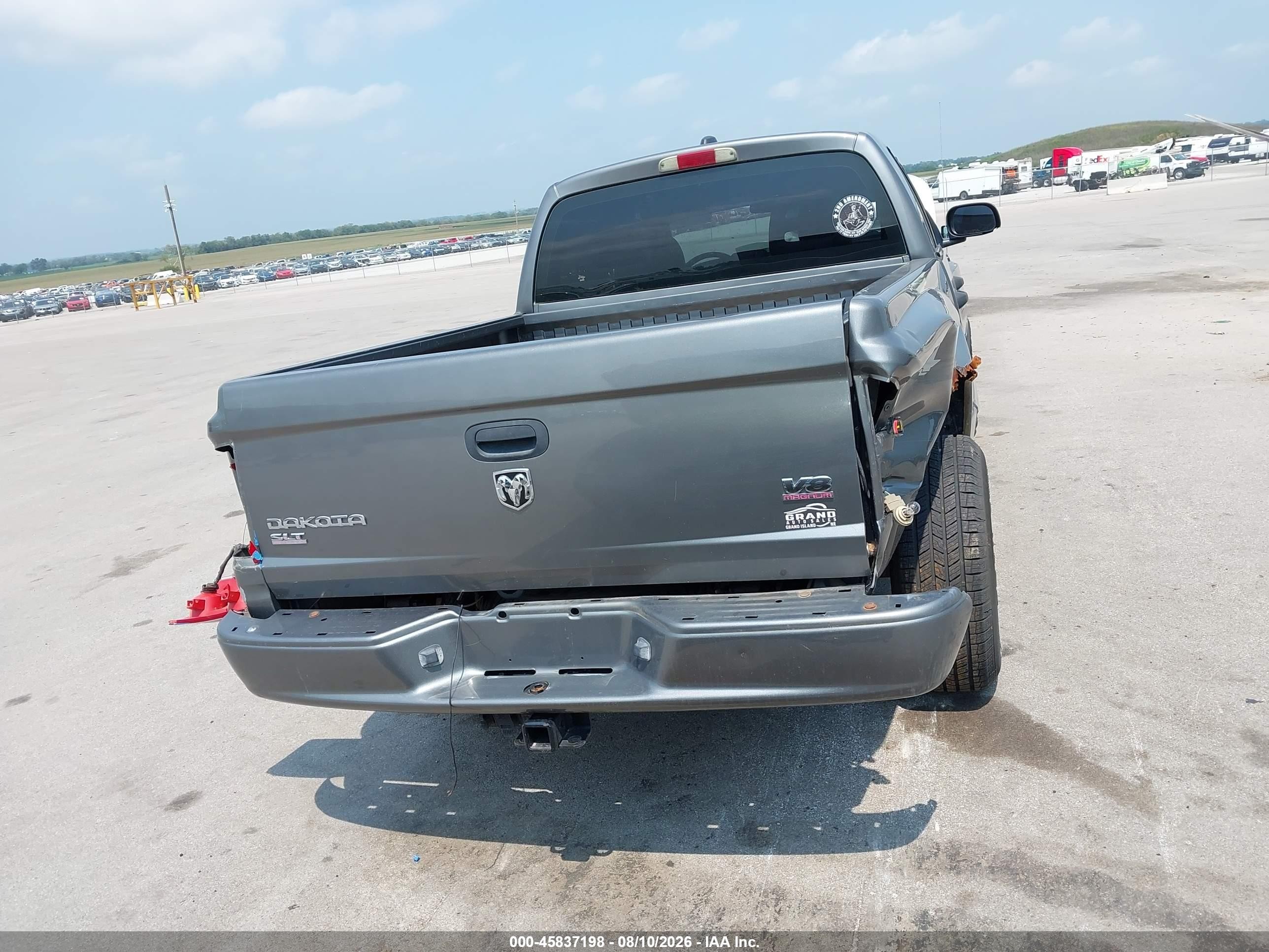 2005 Dodge Dakota Slt Gray vin: 1D7HW48N55S150213