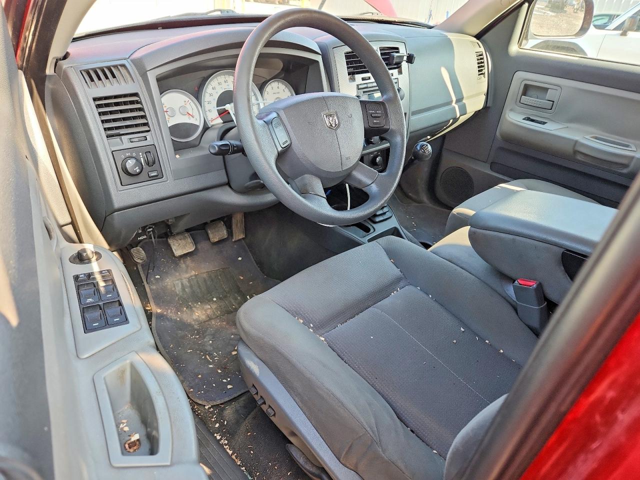 2006 Dodge Dakota Quad Slt Red vin: 1D7HW48N56S508265