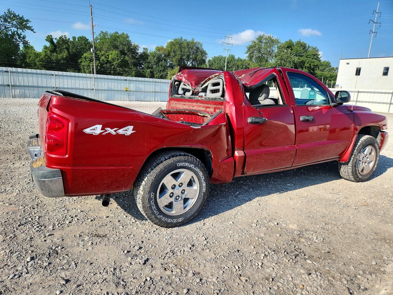 2006 Dodge Dakota Quad Slt Red vin: 1D7HW48N56S508265
