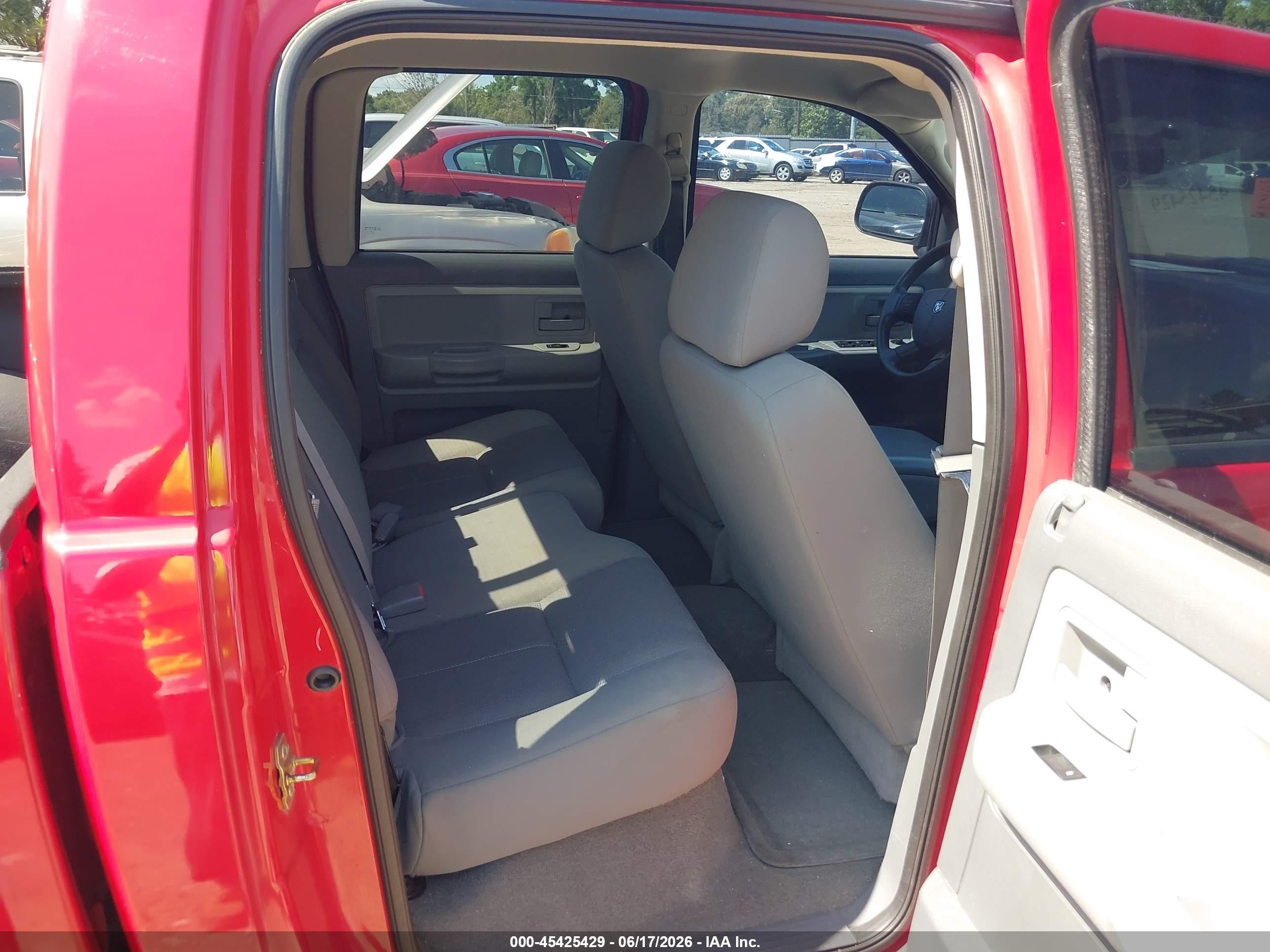 2006 Dodge Dakota Slt Red vin: 1D7HW48N56S669165