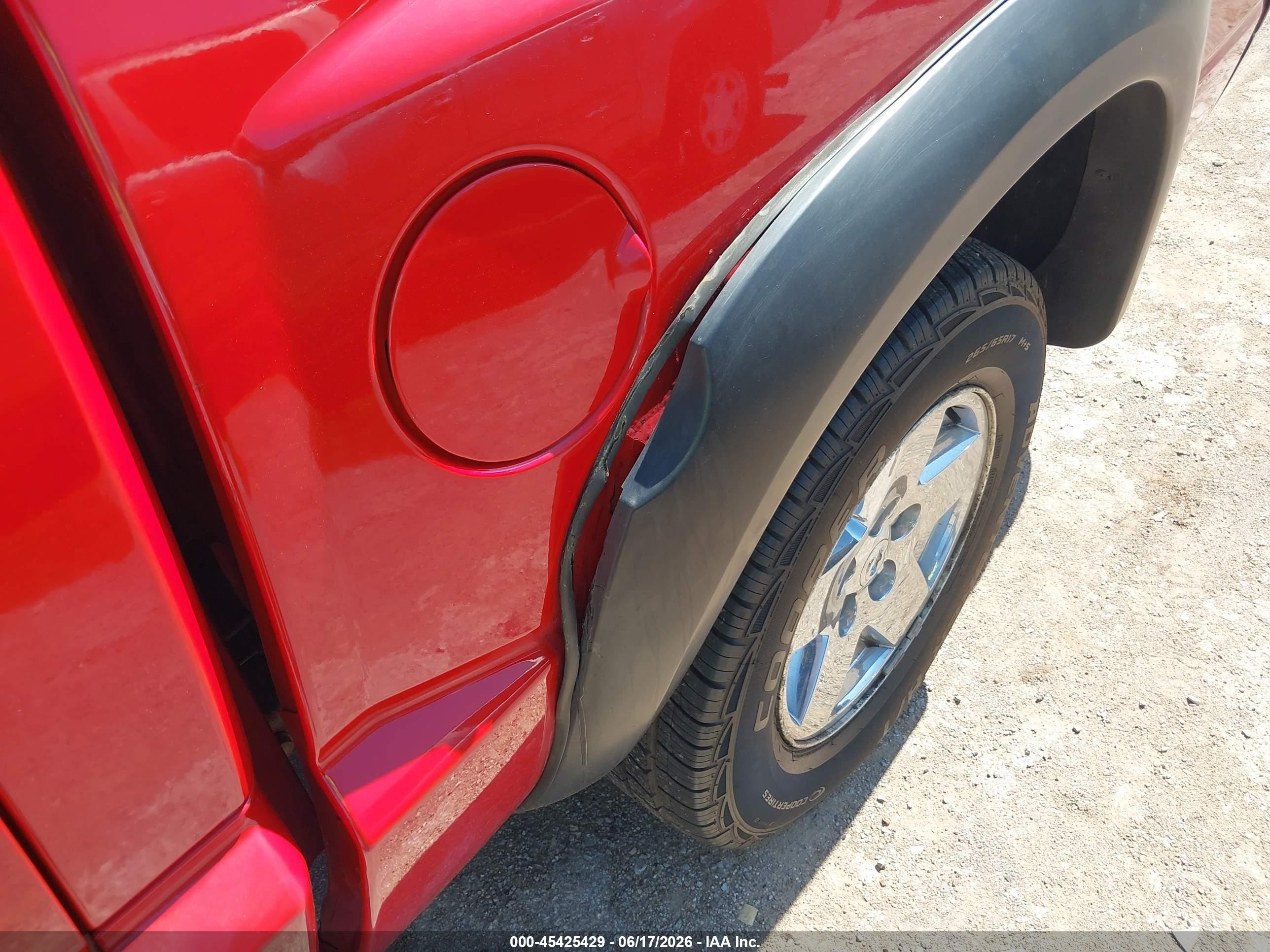 2006 Dodge Dakota Slt Red vin: 1D7HW48N56S669165