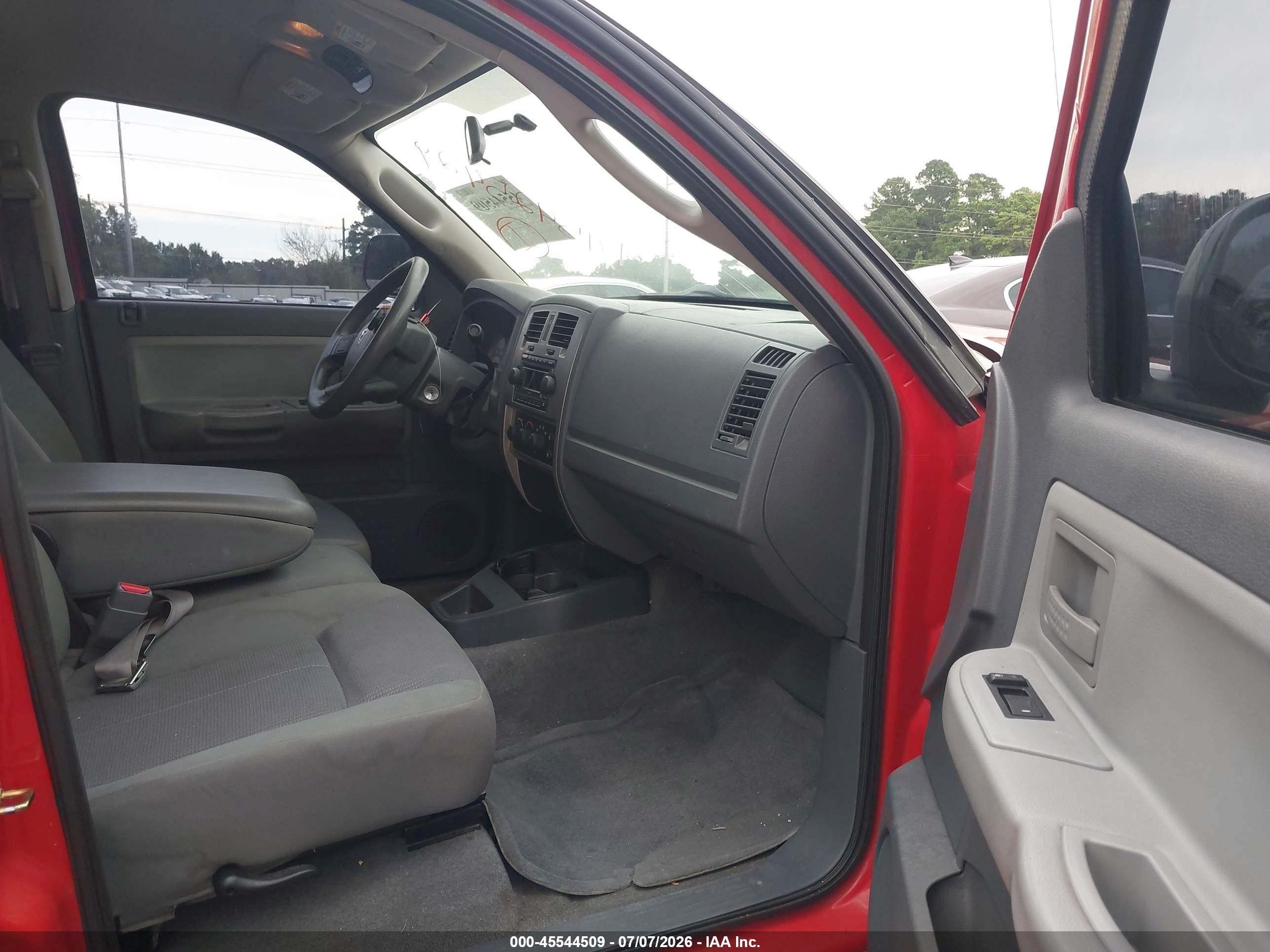 2006 Dodge Dakota Slt Red vin: 1D7HW48N56S669165