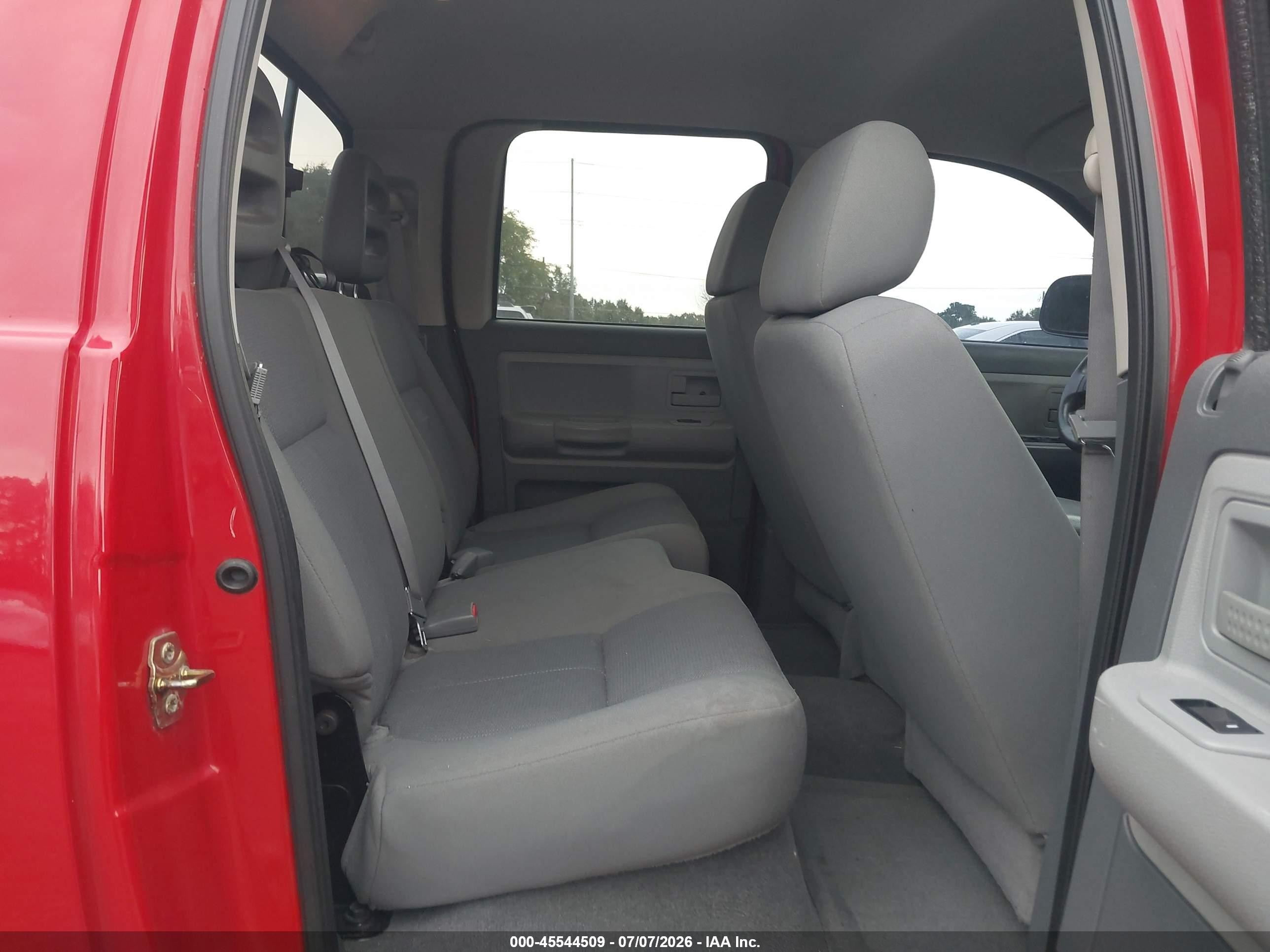 2006 Dodge Dakota Slt Red vin: 1D7HW48N56S669165