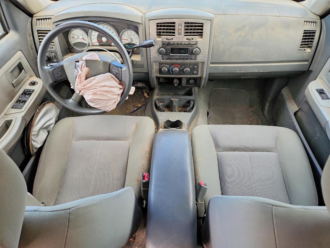 2006 Dodge Dakota Quad Slt Silver vin: 1D7HW48N56S704237