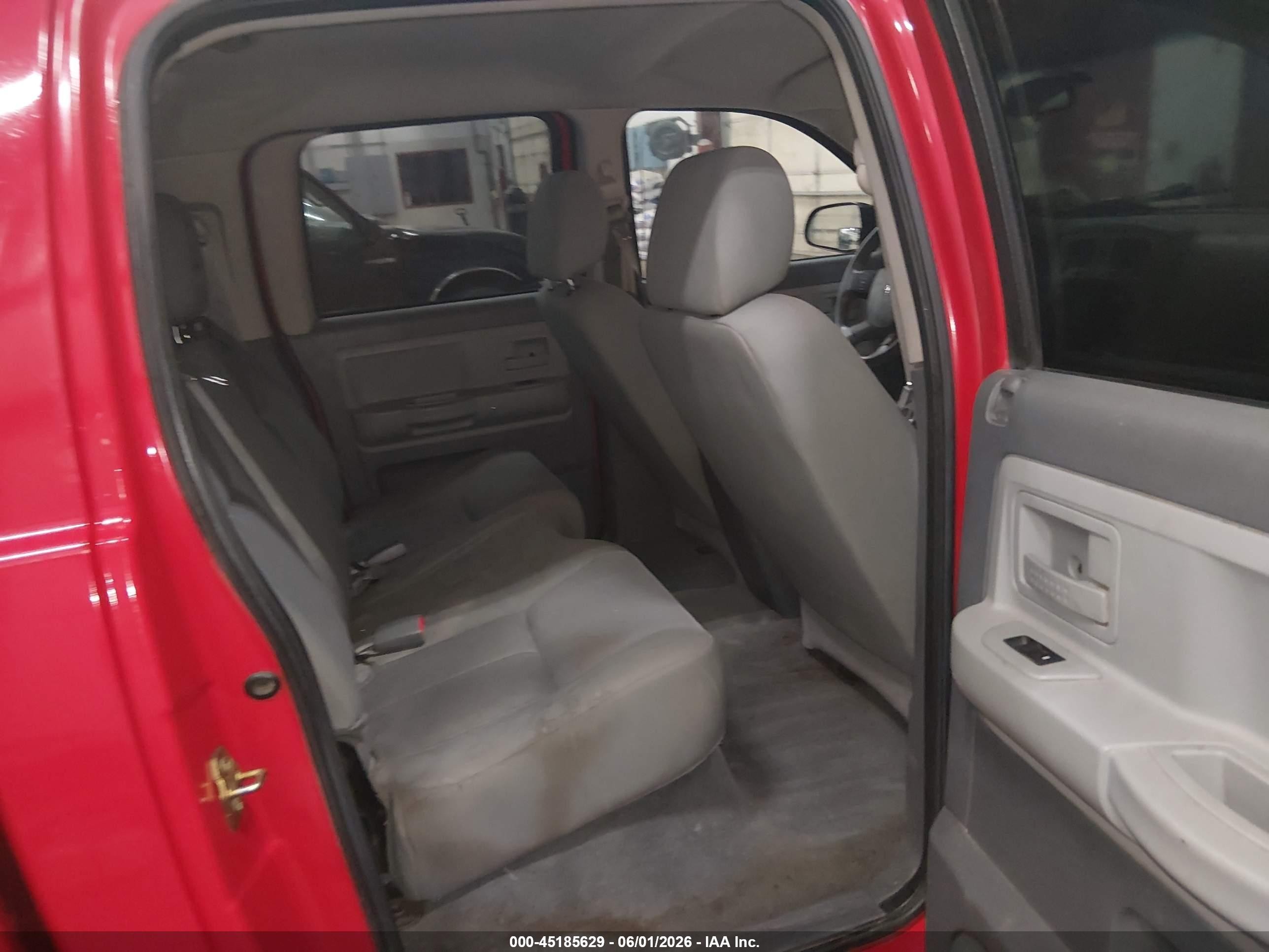 2006 Dodge Dakota Slt Red vin: 1D7HW48N66S502863