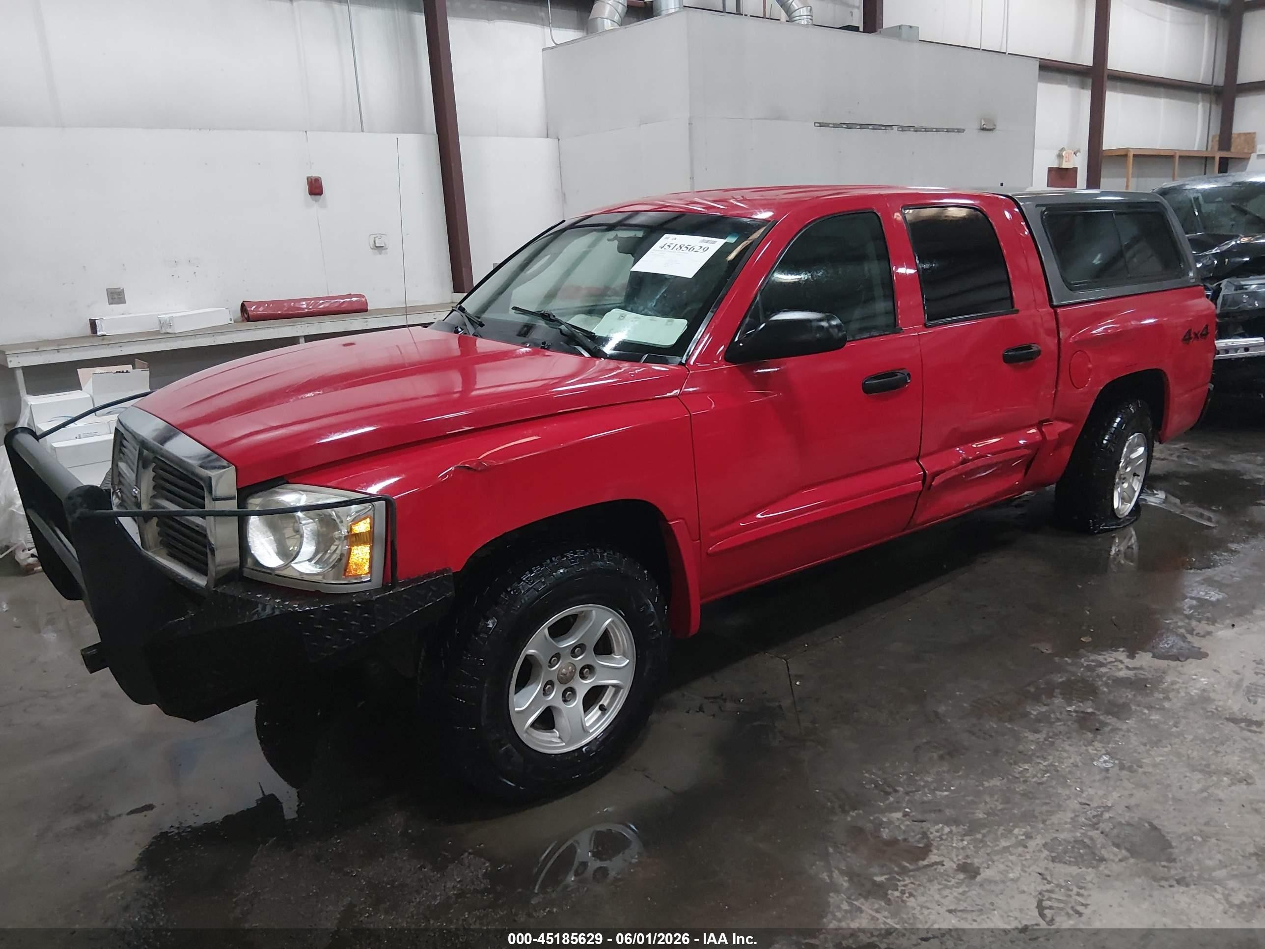 2006 Dodge Dakota Slt Red vin: 1D7HW48N66S502863