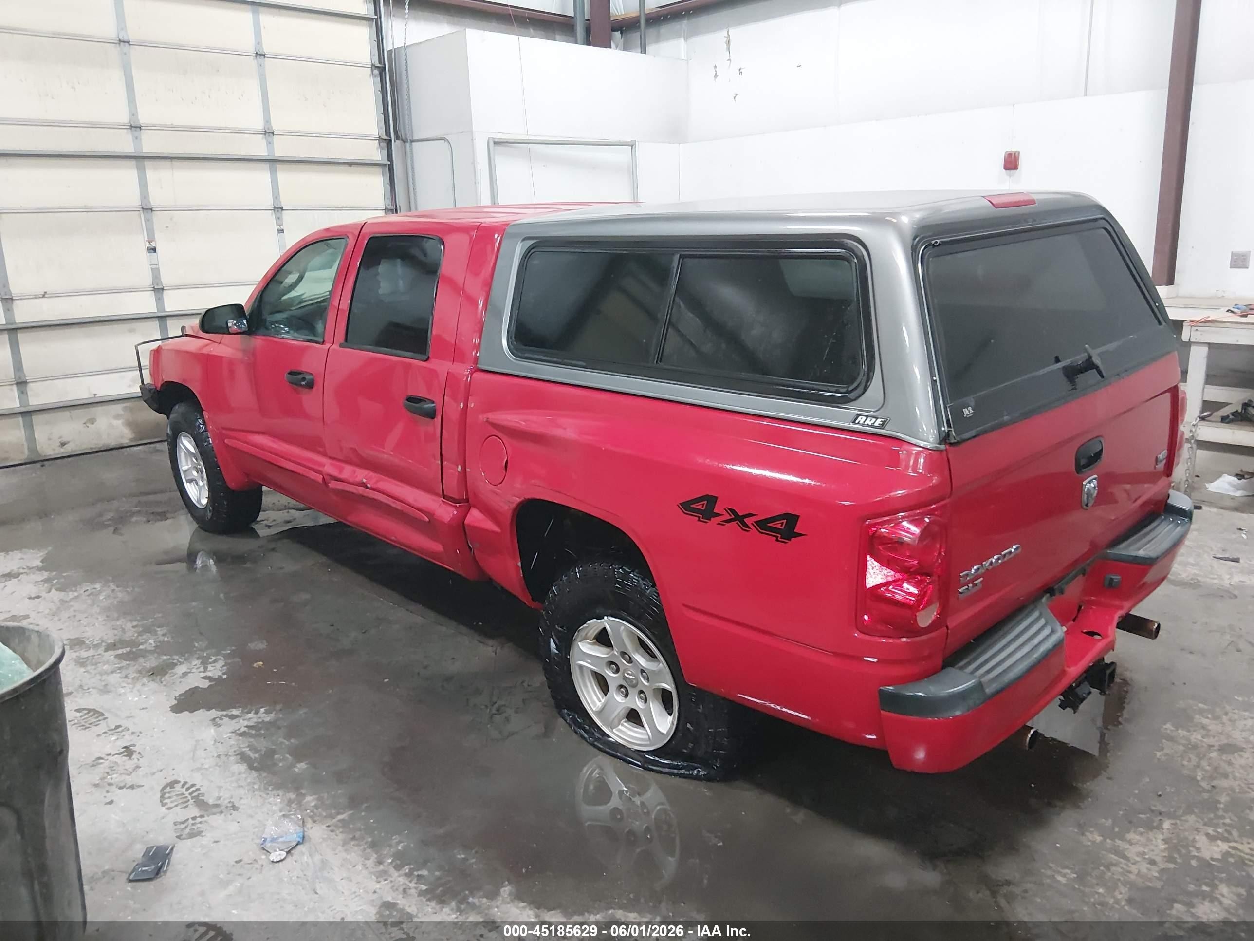 2006 Dodge Dakota Slt Red vin: 1D7HW48N66S502863