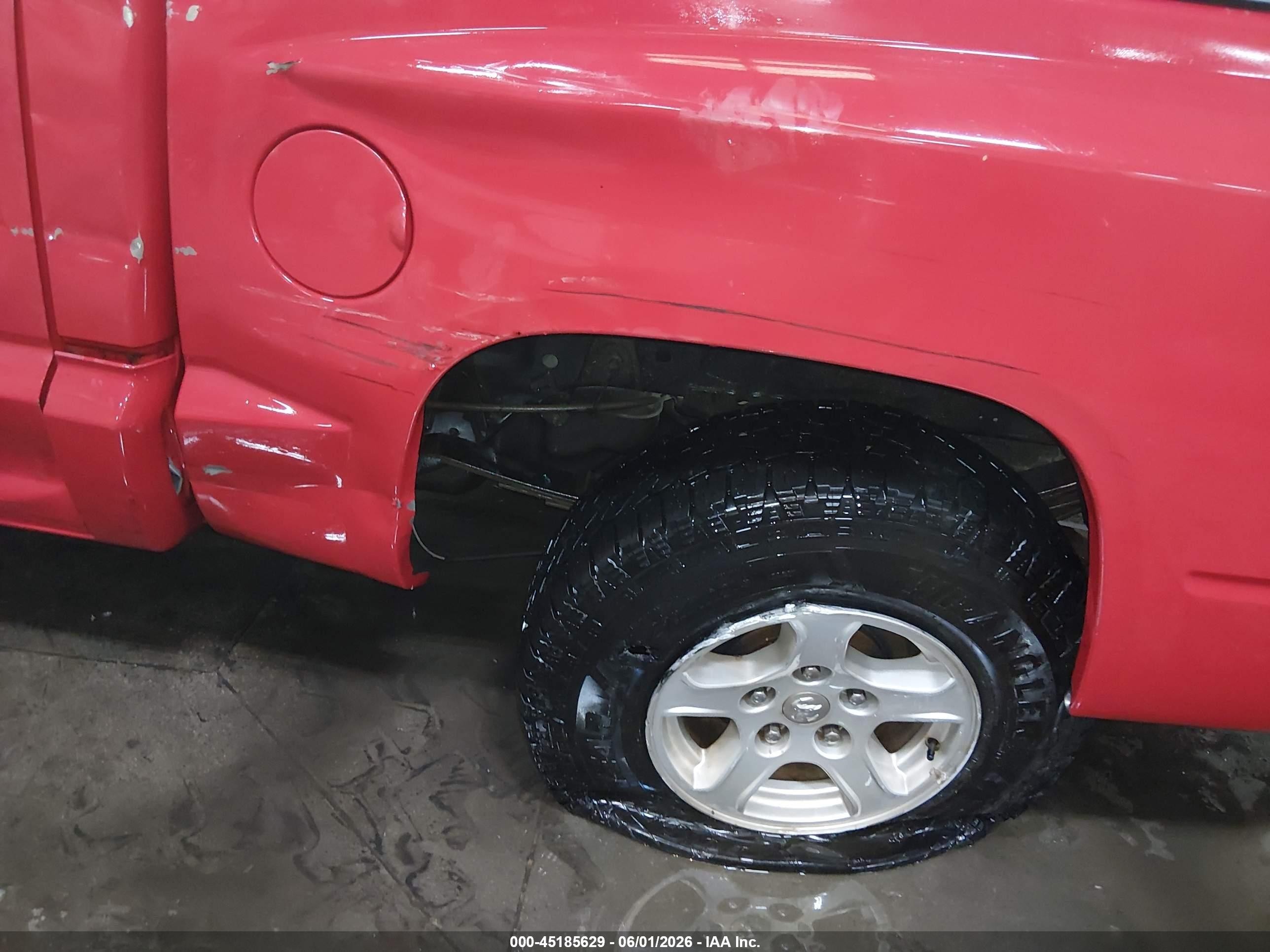 2006 Dodge Dakota Slt Red vin: 1D7HW48N66S502863