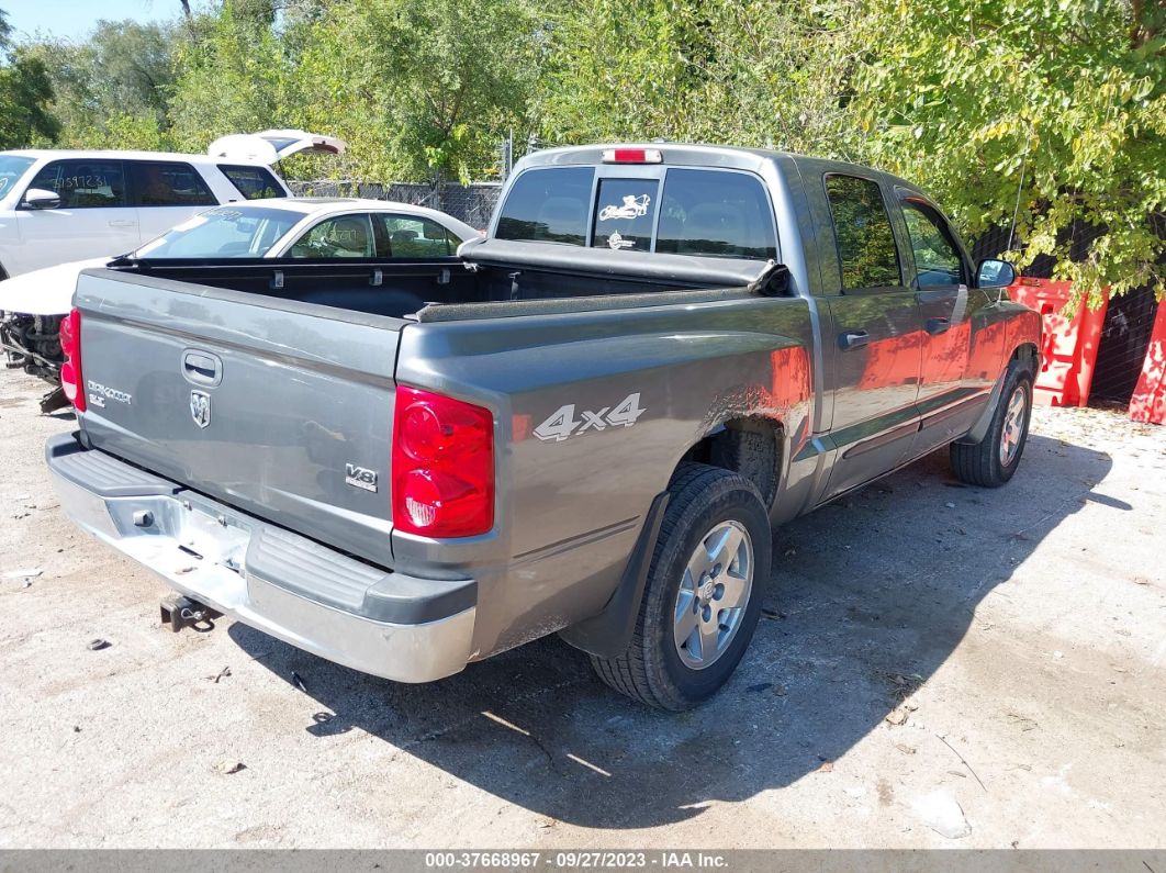 2006 Dodge Dakota Slt Gray vin: 1D7HW48N66S712105