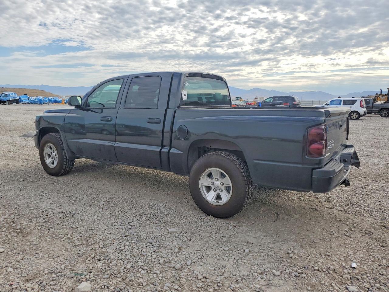 2008 Dodge Dakota Quad Slt Black vin: 1D7HW48N68S626487