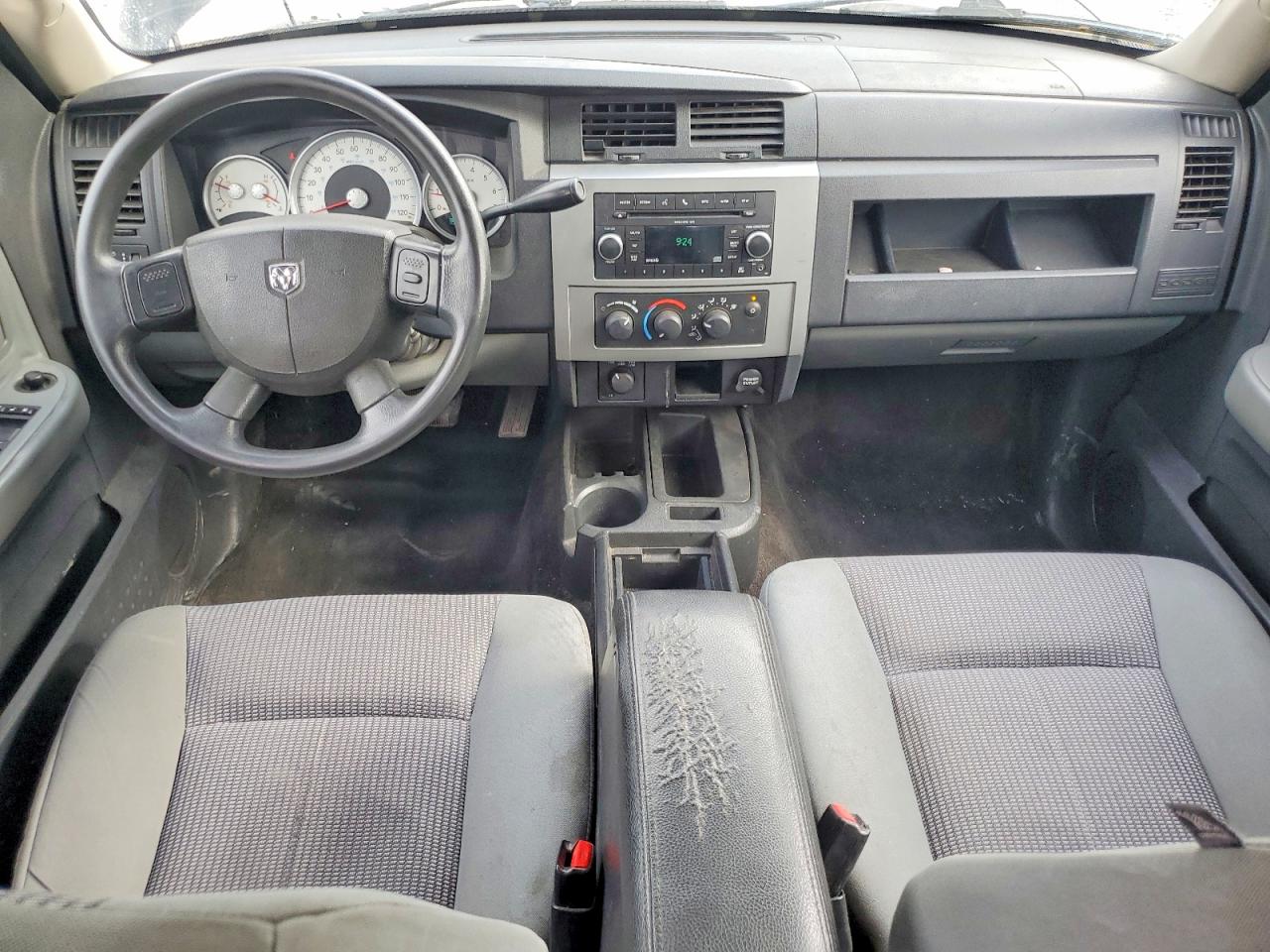 2008 Dodge Dakota Quad Slt Black vin: 1D7HW48N68S626487