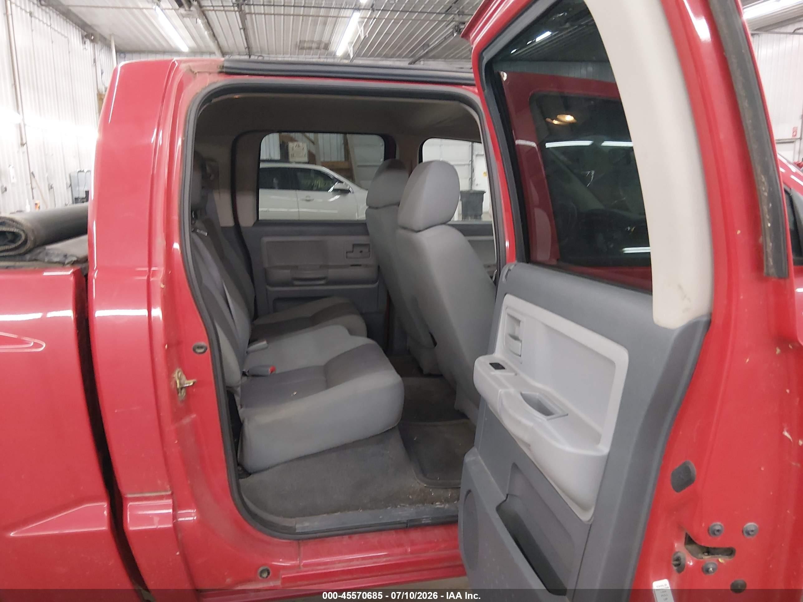 2005 Dodge Dakota Slt Red vin: 1D7HW48N85S245686