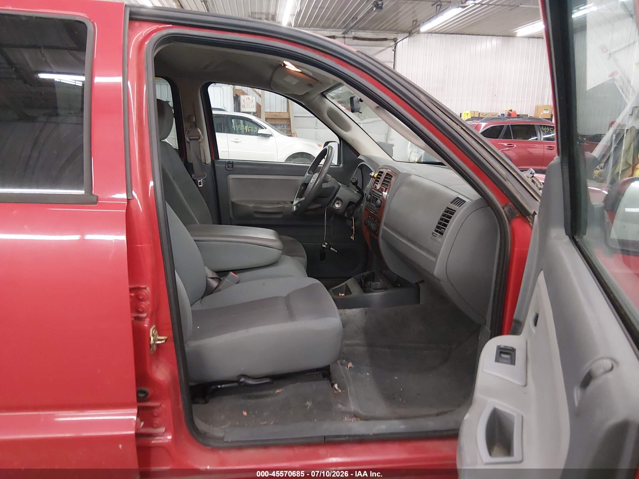 2005 Dodge Dakota Slt Red vin: 1D7HW48N85S245686