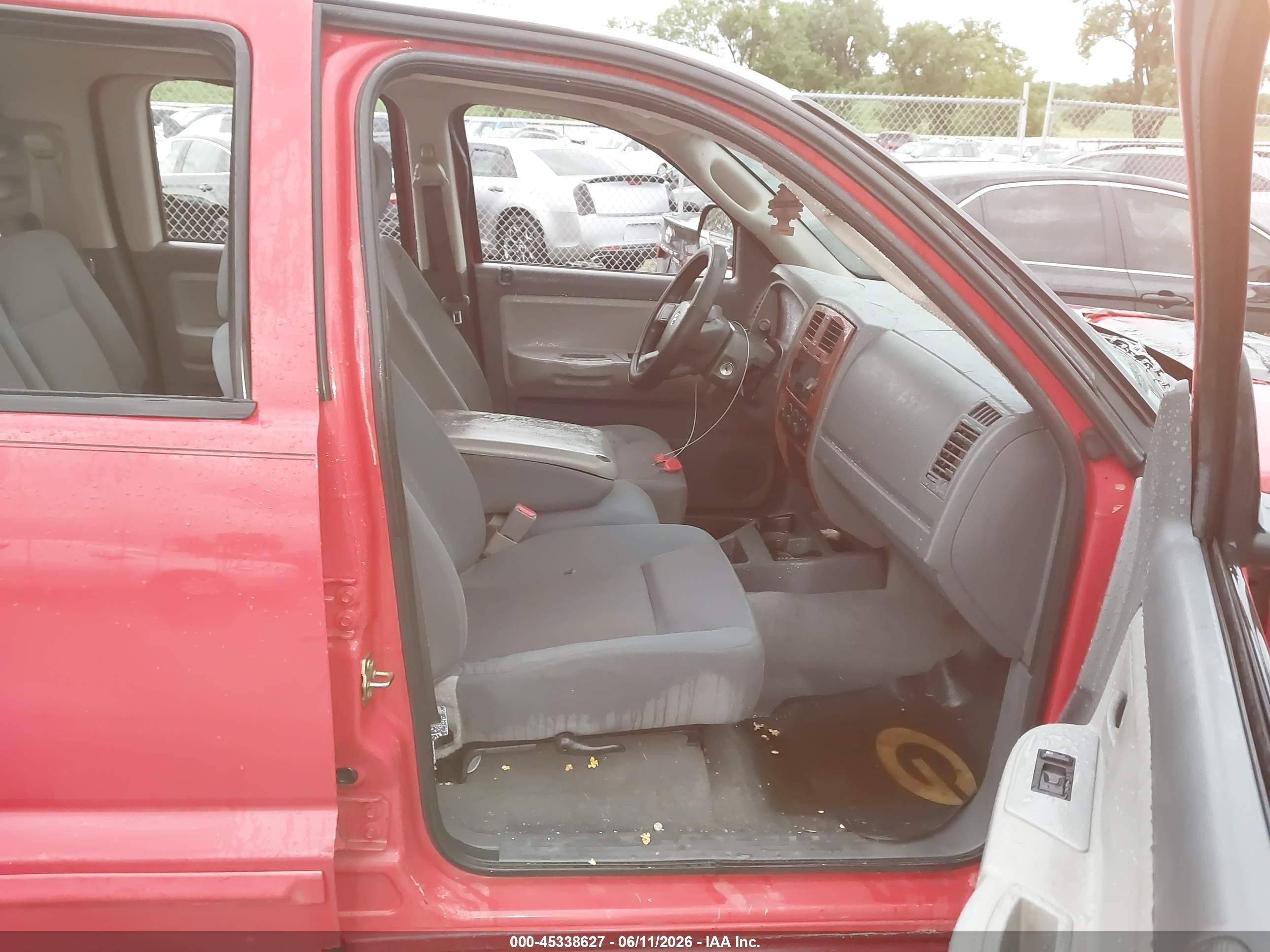 2005 Dodge Dakota Slt Красный vin: 1D7HW48N85S254596
