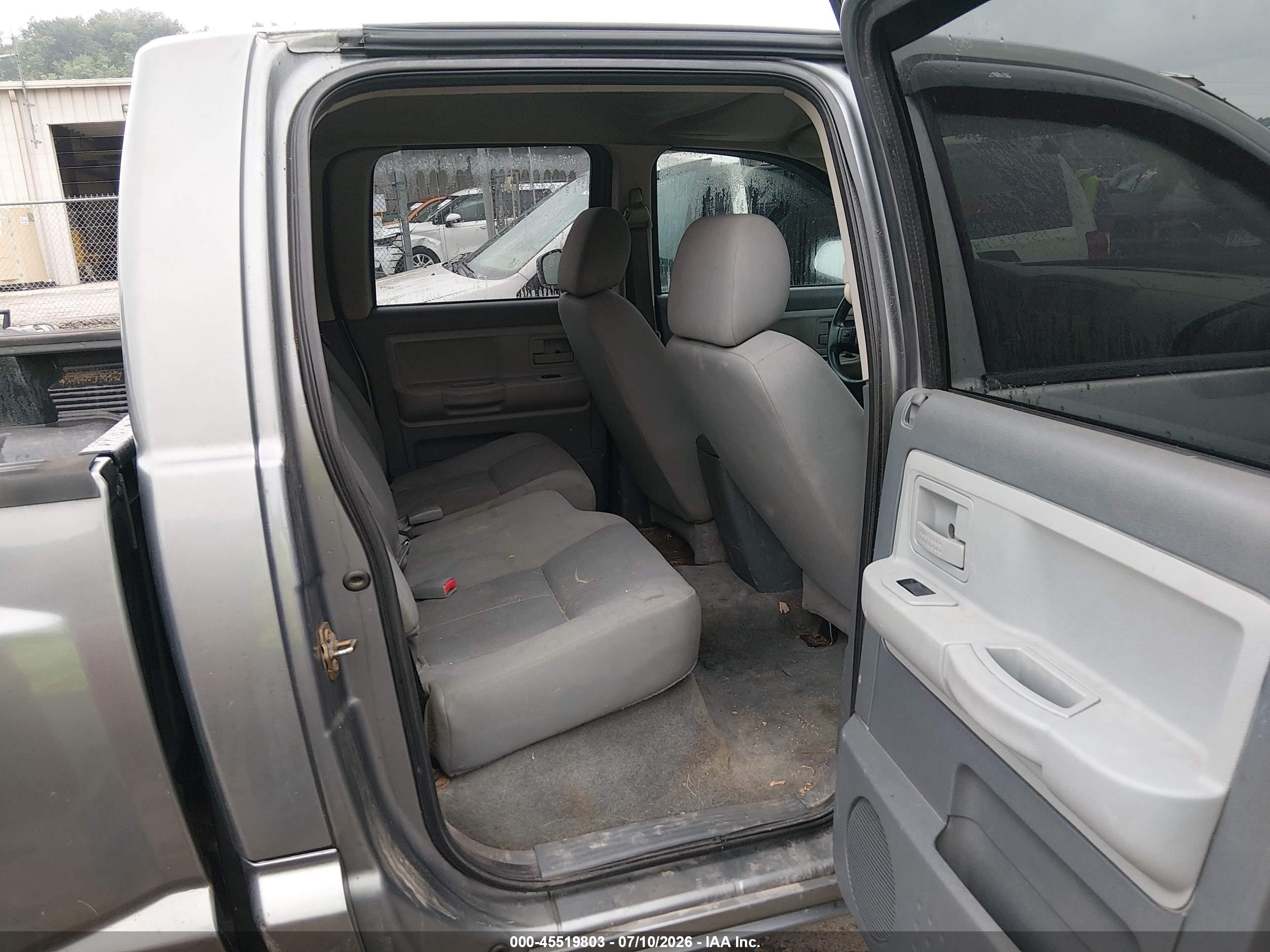 2006 Dodge Dakota Slt Gray vin: 1D7HW48N86S594672
