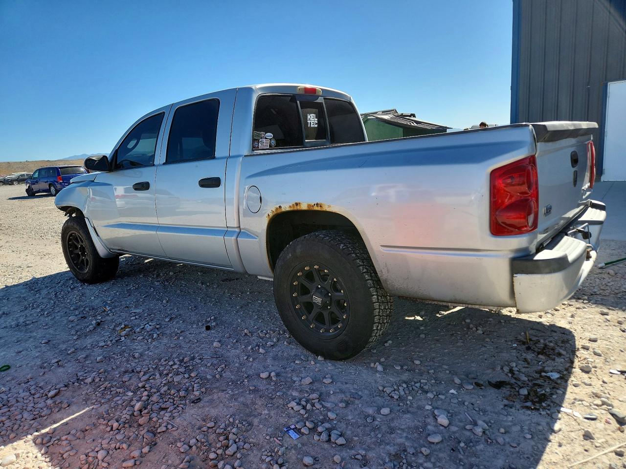 2008 Dodge Dakota Quad Slt Silver vin: 1D7HW48N88S560573