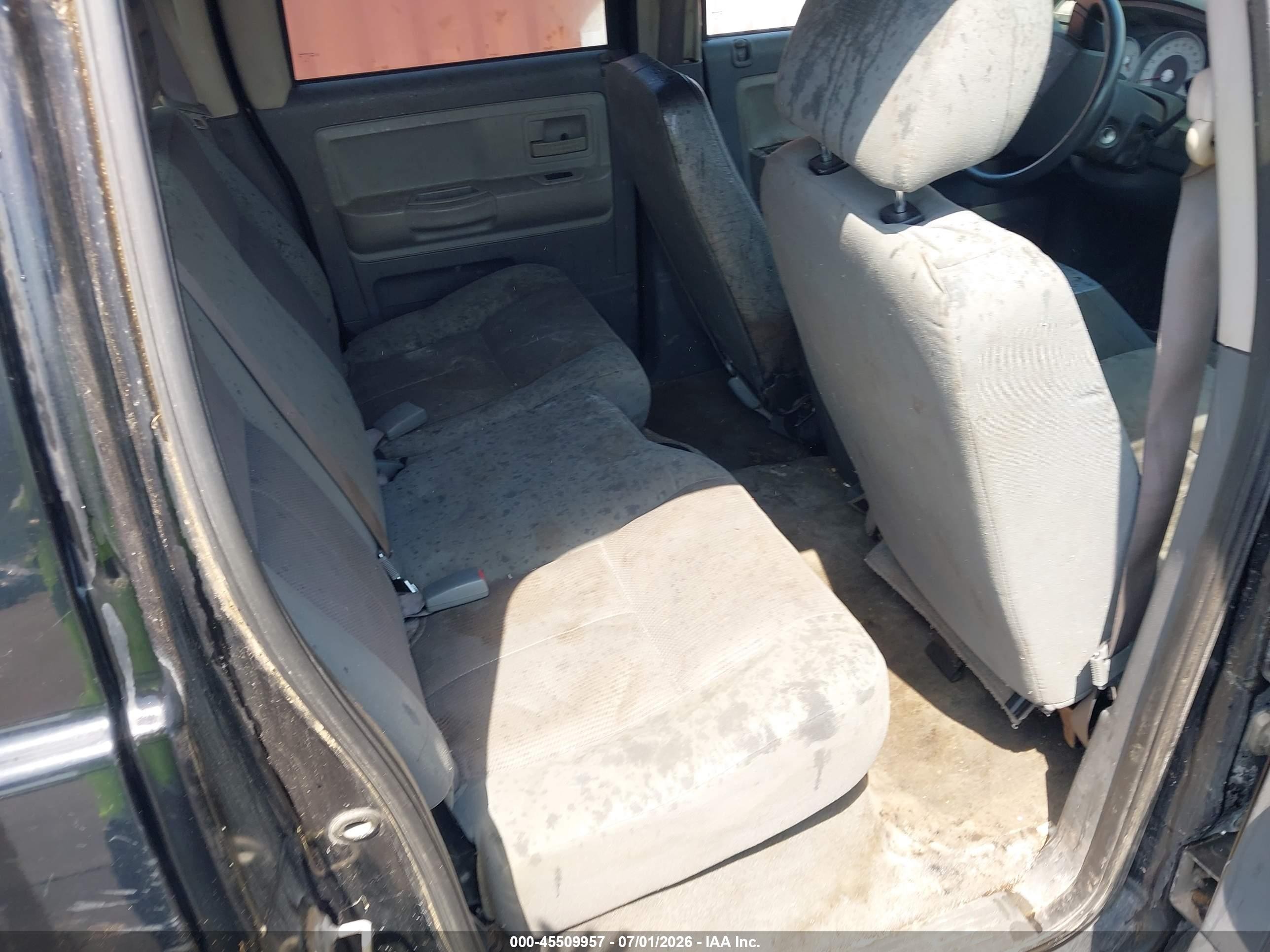 2005 Dodge Dakota Slt Черный vin: 1D7HW48N95S227116