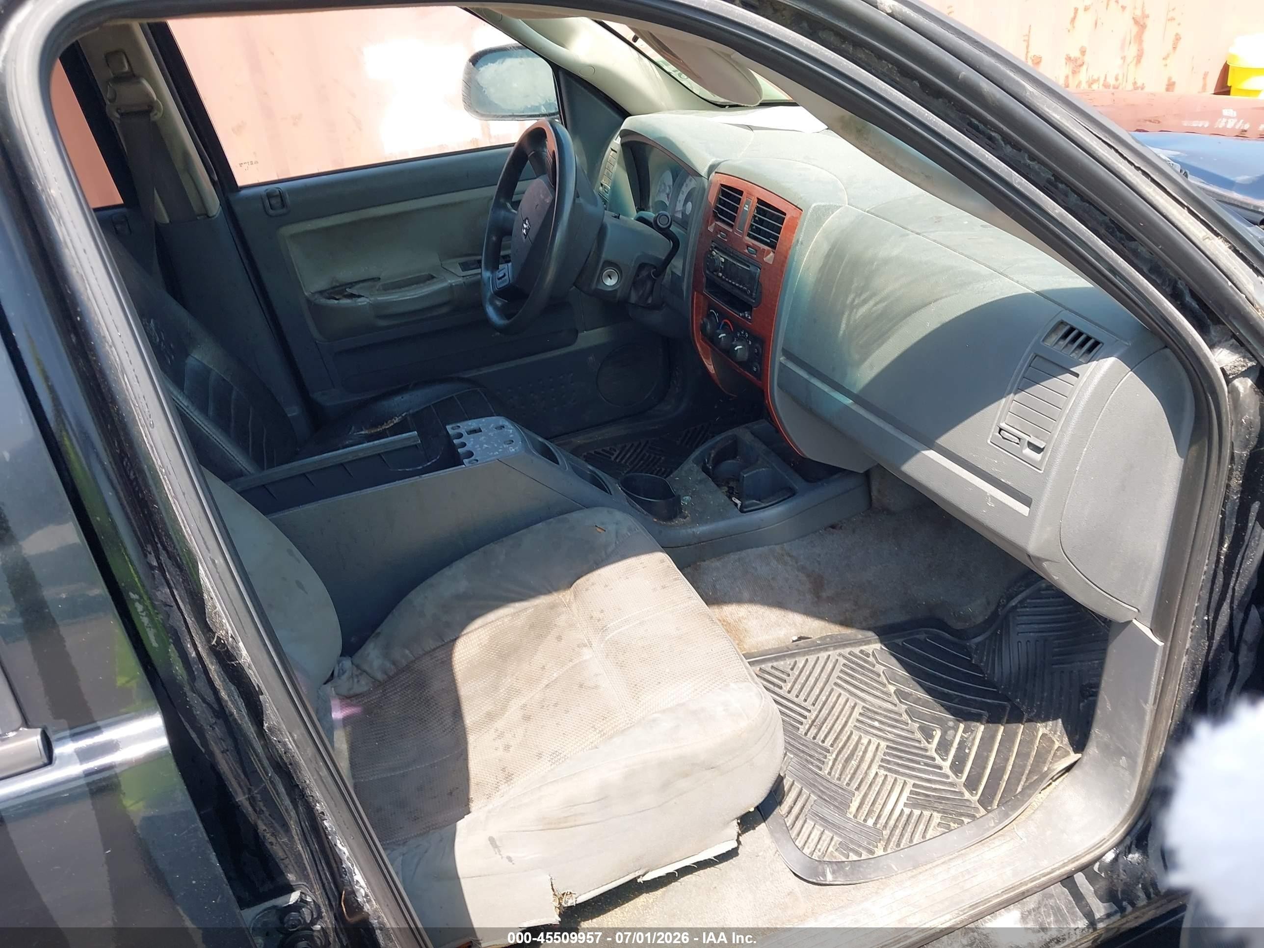 2005 Dodge Dakota Slt Черный vin: 1D7HW48N95S227116
